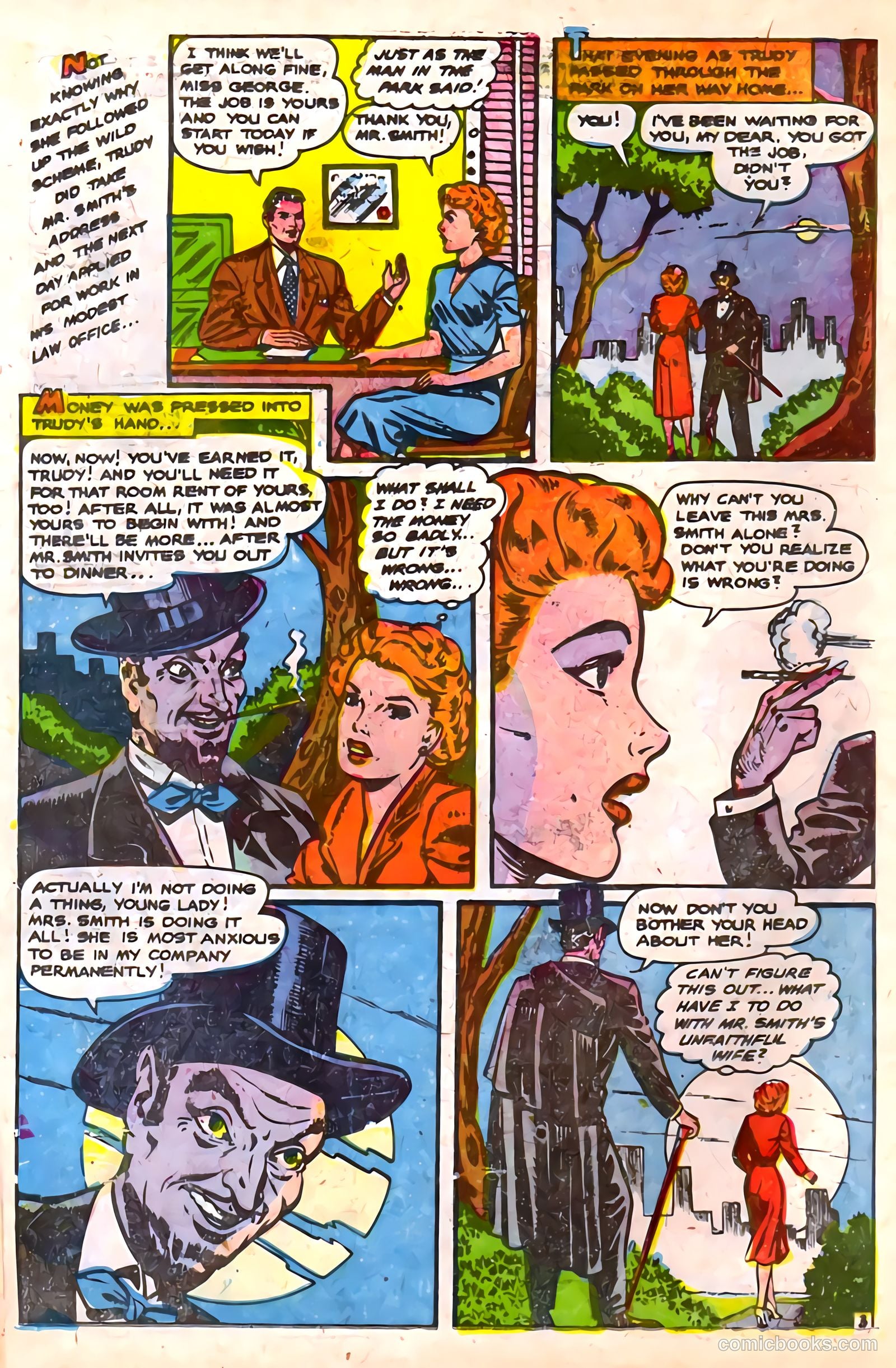 Strange Mysteries #9 (1954) — page 22 of 36
