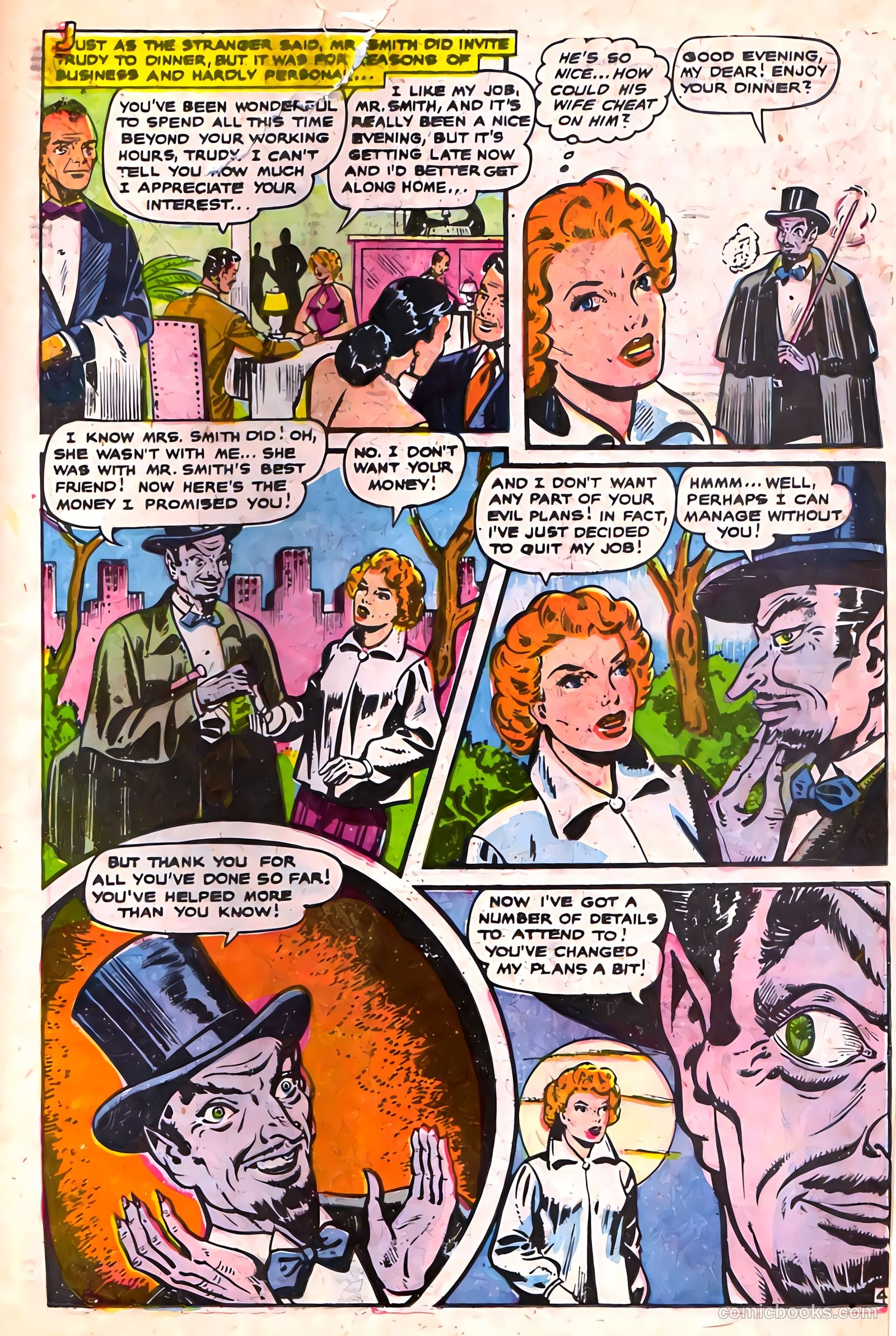 Strange Mysteries #9 (1954) — page 23 of 36