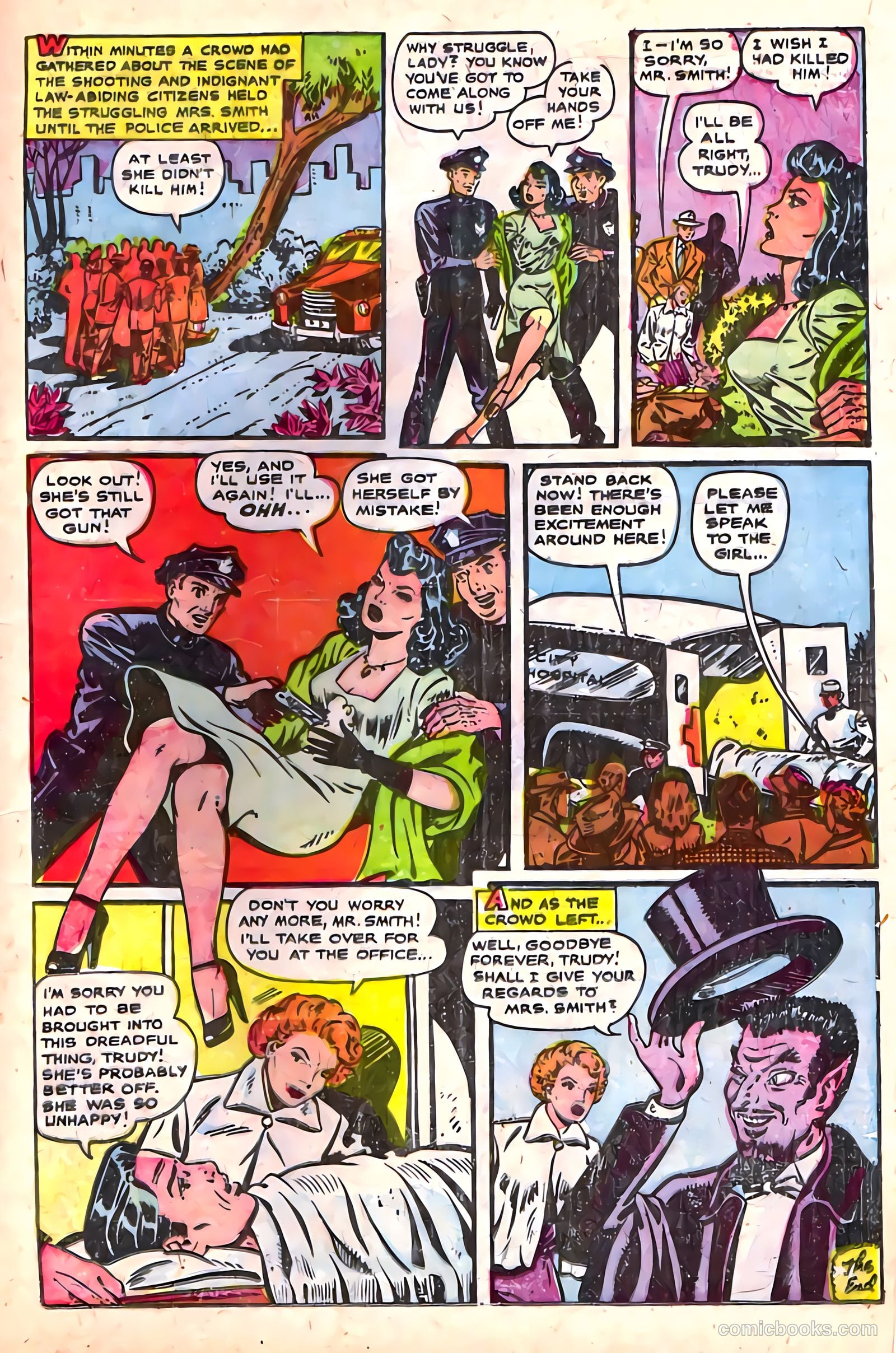 Strange Mysteries #9 (1954) — page 25 of 36