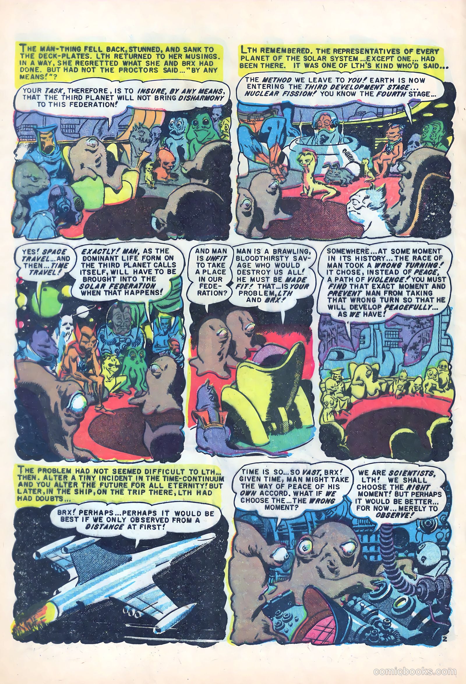Strange Planets #1 (1958) — page 4 of 36