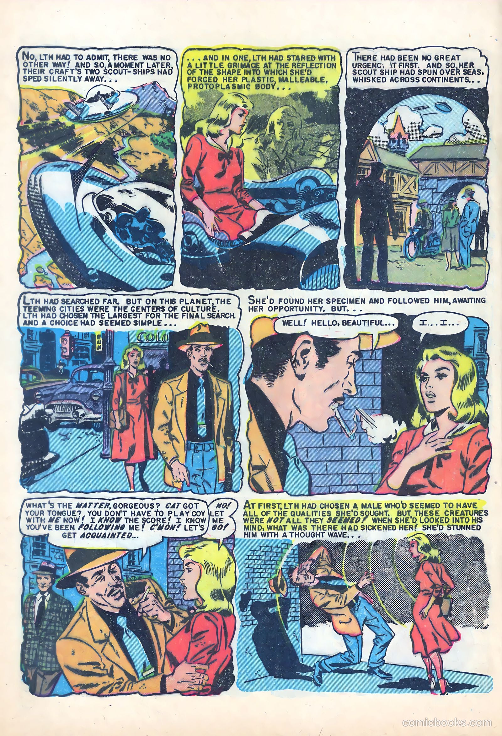 Strange Planets #1 (1958) — page 8 of 36