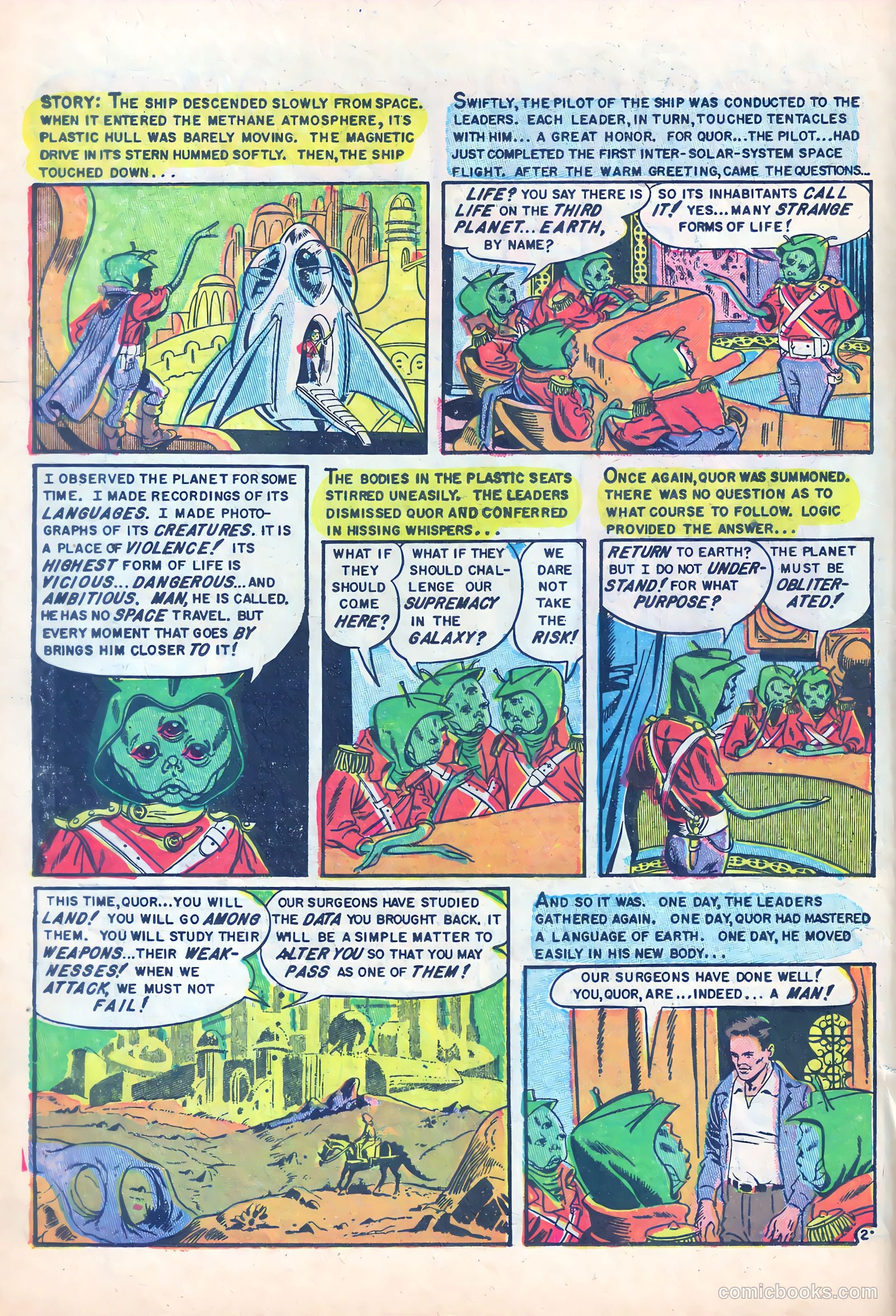 Strange Planets #1 (1958) — page 18 of 36