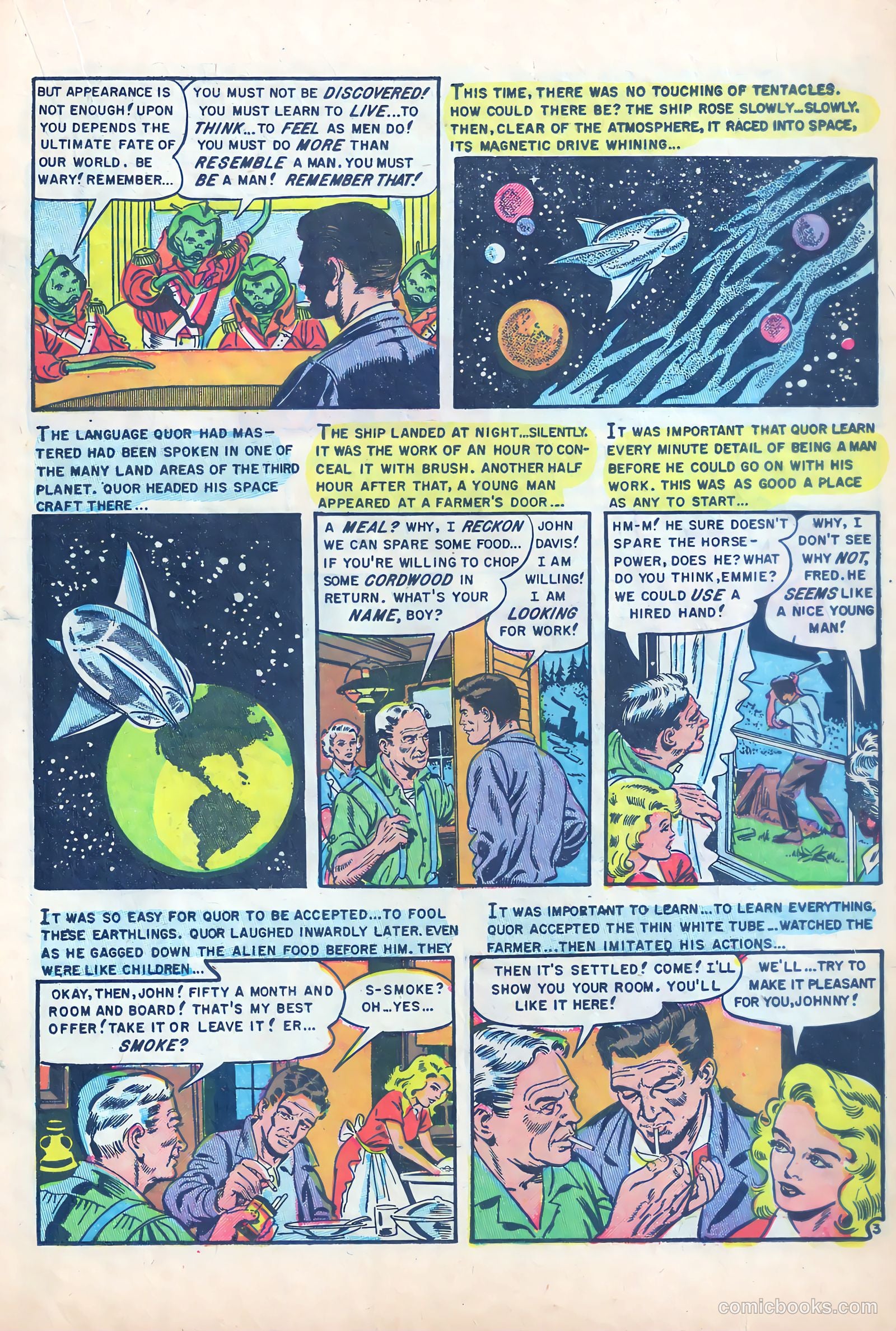 Strange Planets #1 (1958) — page 19 of 36