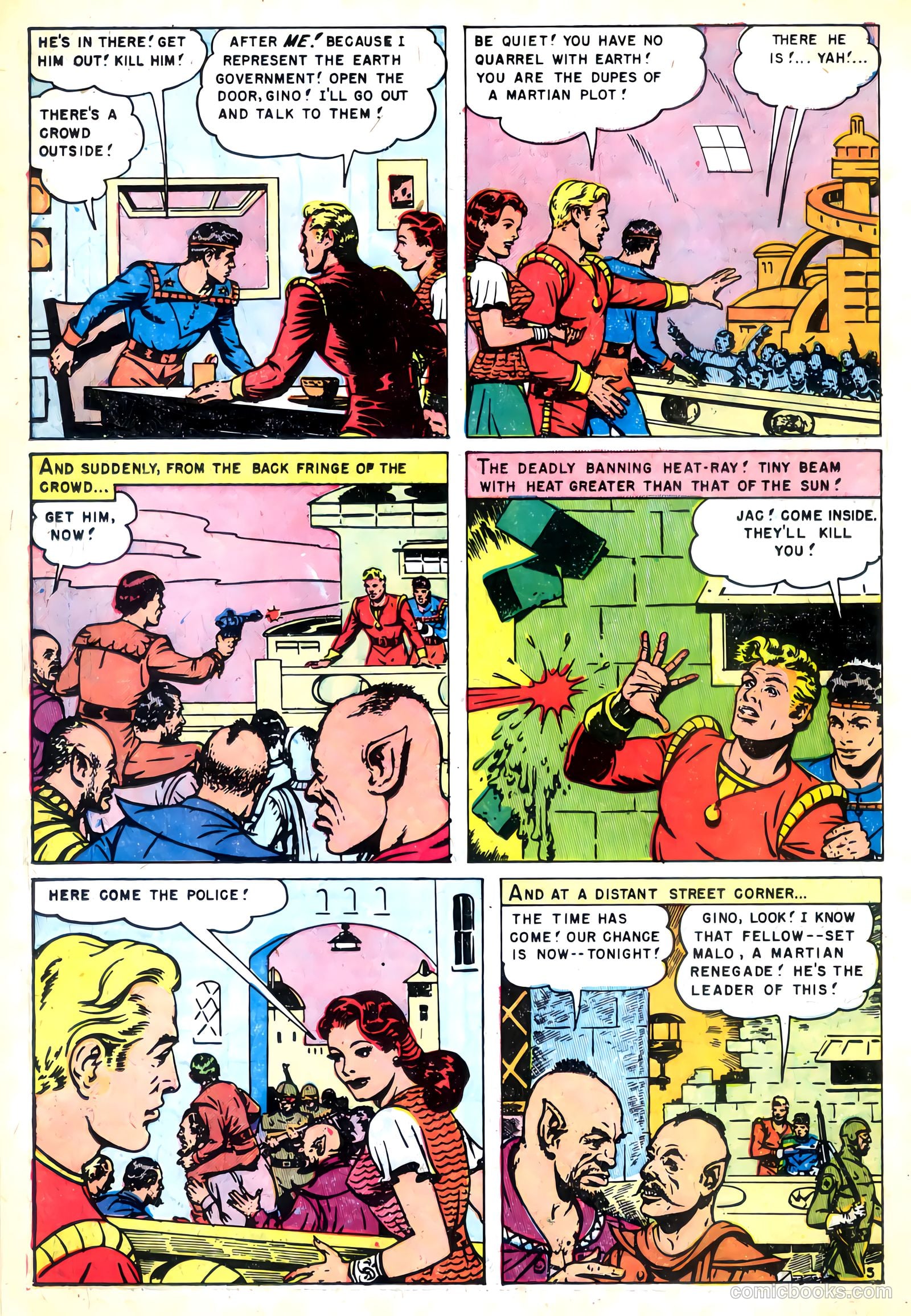 Strange Planets #9 (1958) — page 22 of 36