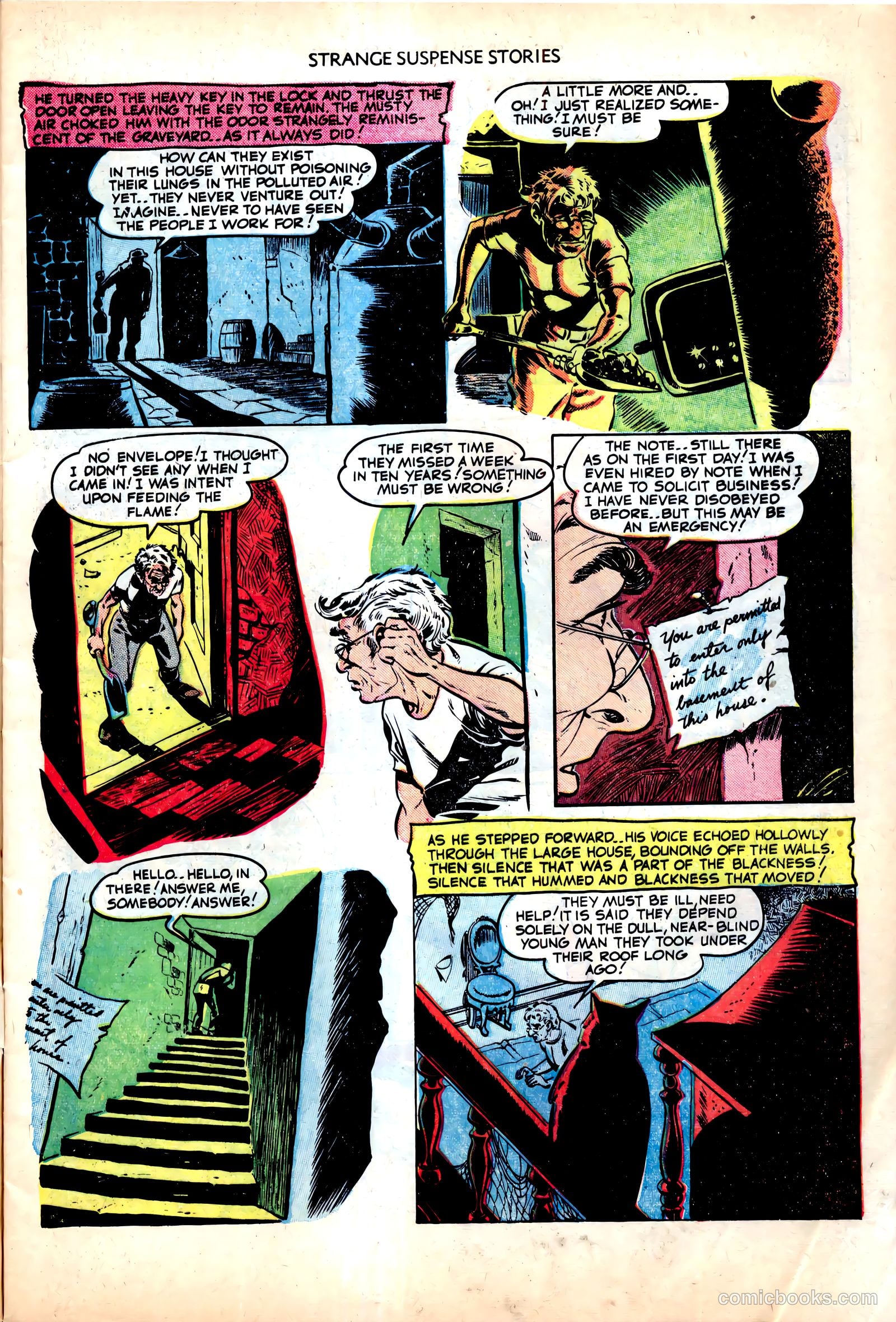 Strange Suspense Stories #1 (1952) — page 5 of 36