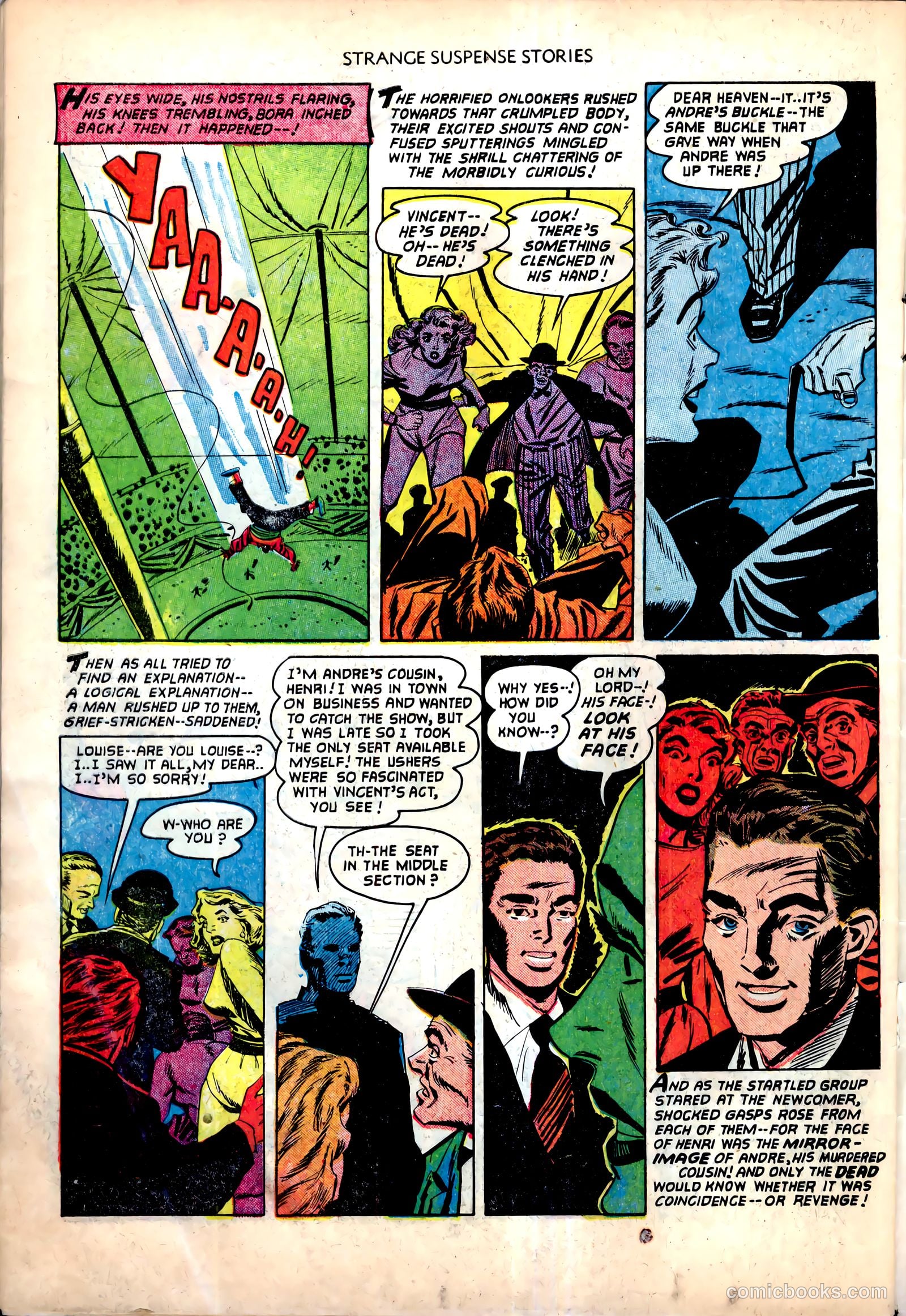 Strange Suspense Stories #1 (1952) — page 34 of 36