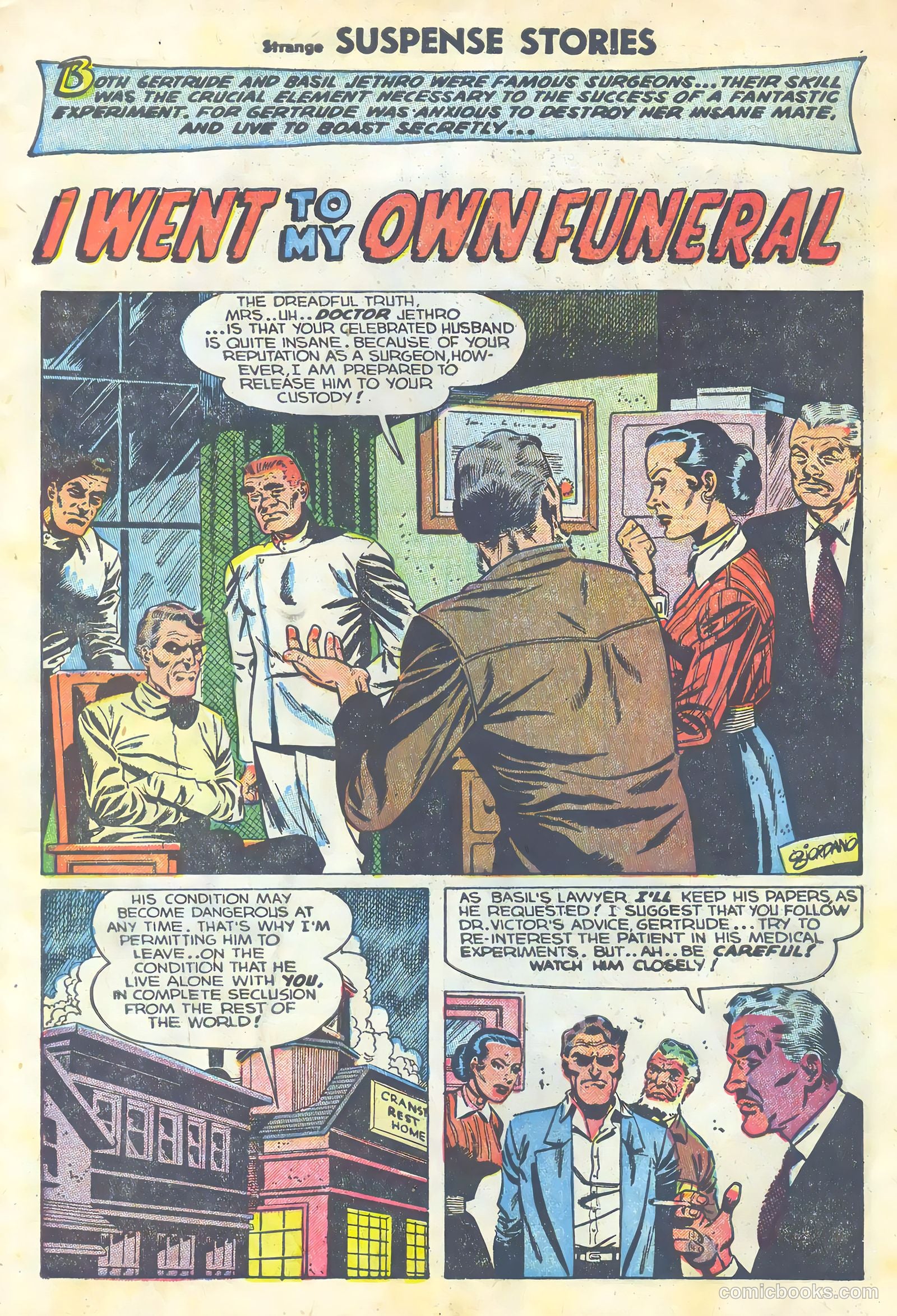 Strange Suspense Stories #16 (1954) — page 3 of 36