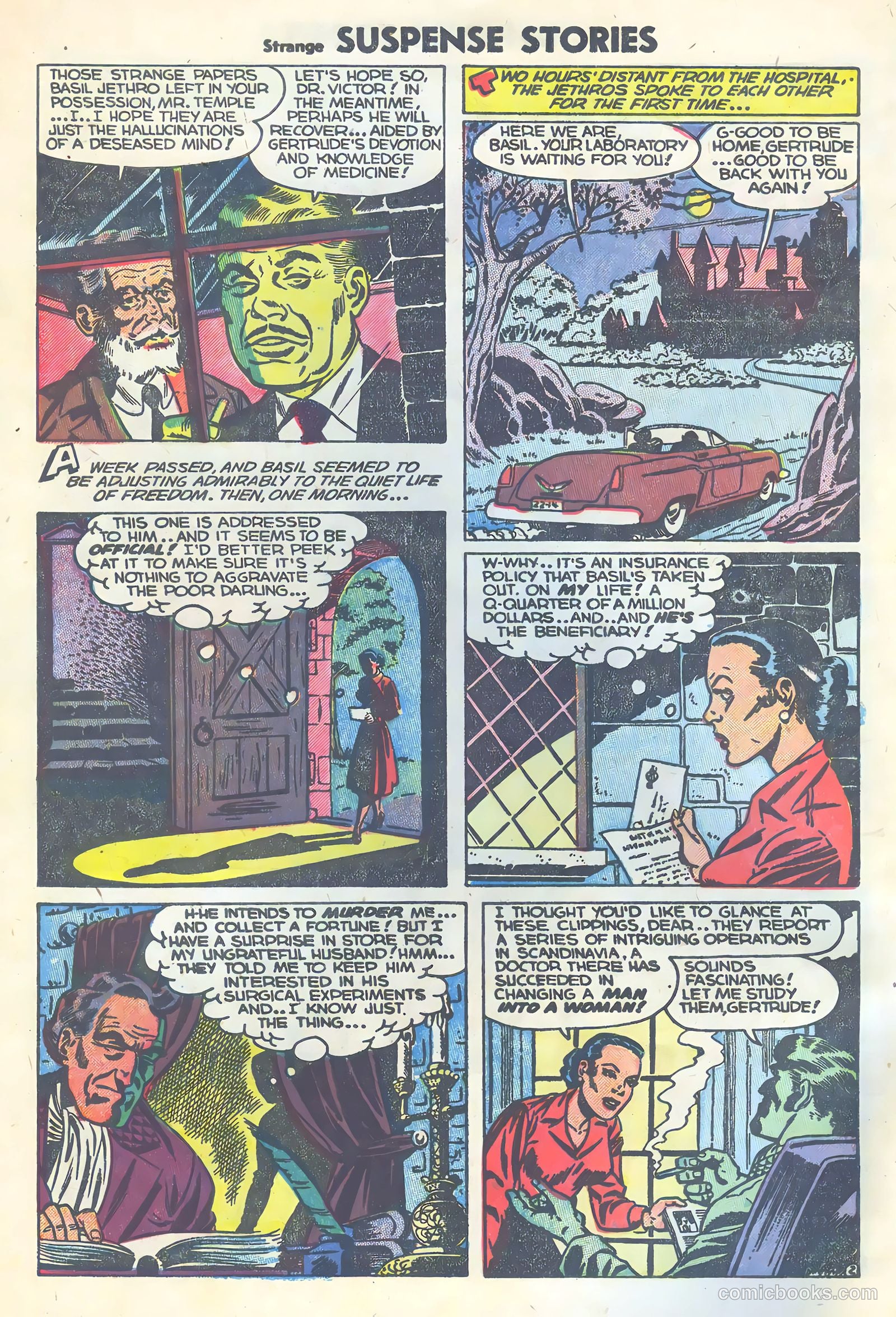 Strange Suspense Stories #16 (1954) — page 4 of 36