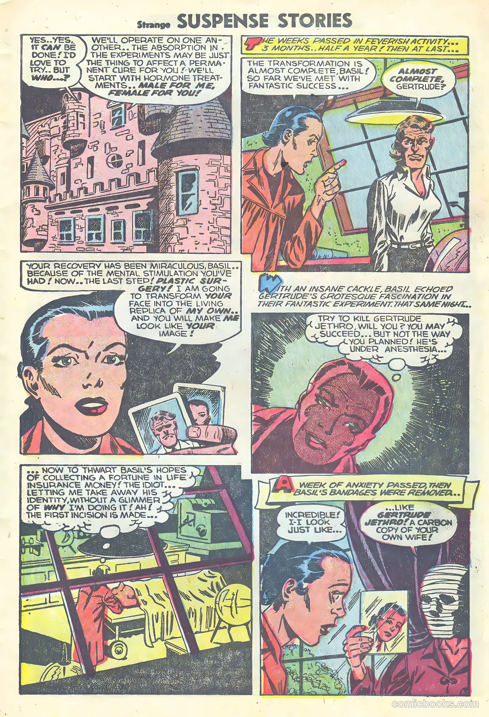Strange Suspense Stories #16 (1954) — page 5 of 36