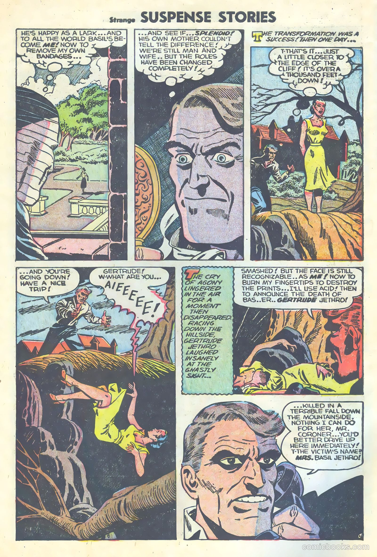 Strange Suspense Stories #16 (1954) — page 6 of 36