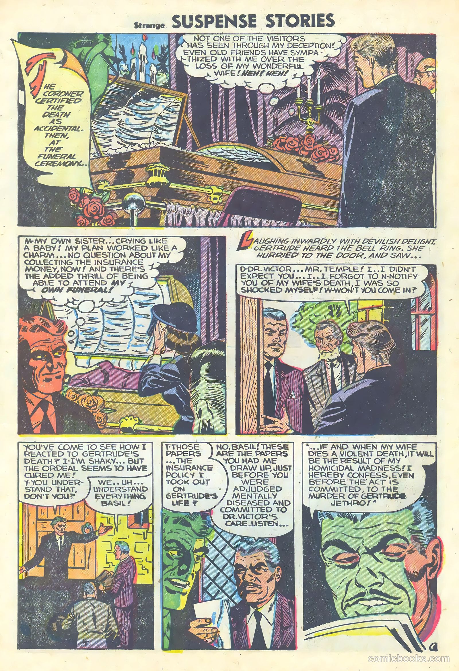 Strange Suspense Stories #16 (1954) — page 7 of 36