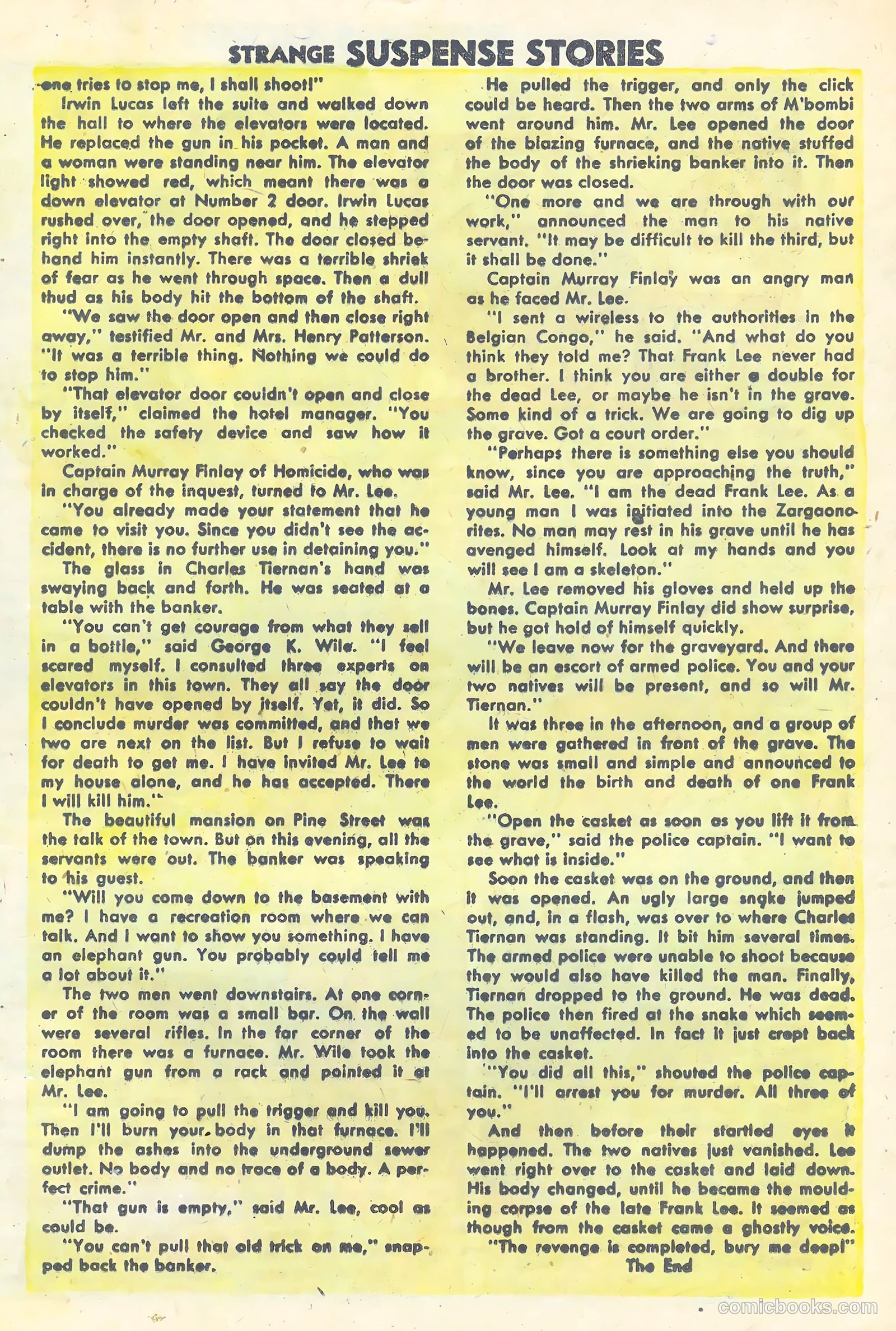 Strange Suspense Stories #16 (1954) — page 17 of 36