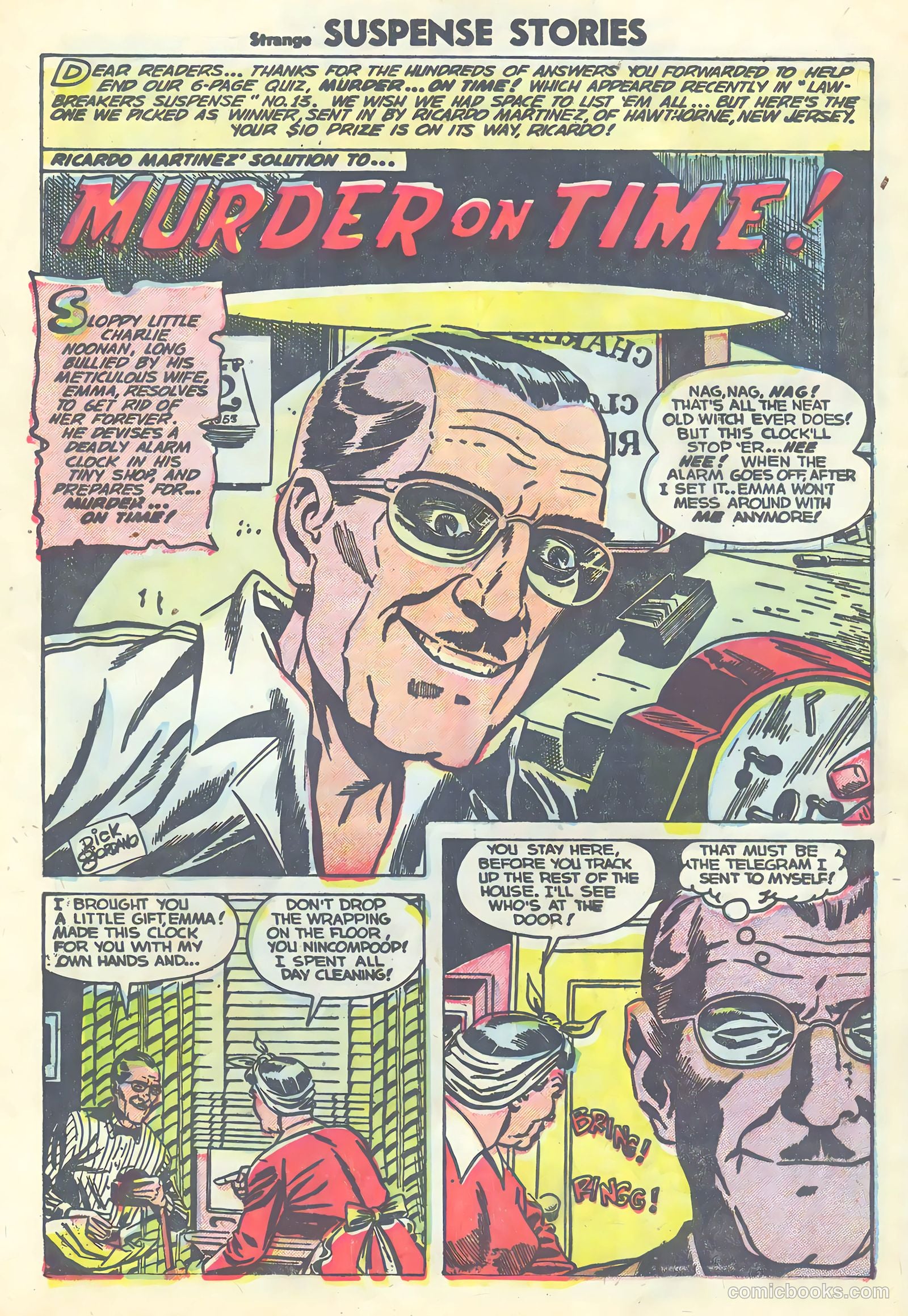 Strange Suspense Stories #16 (1954) — page 28 of 36