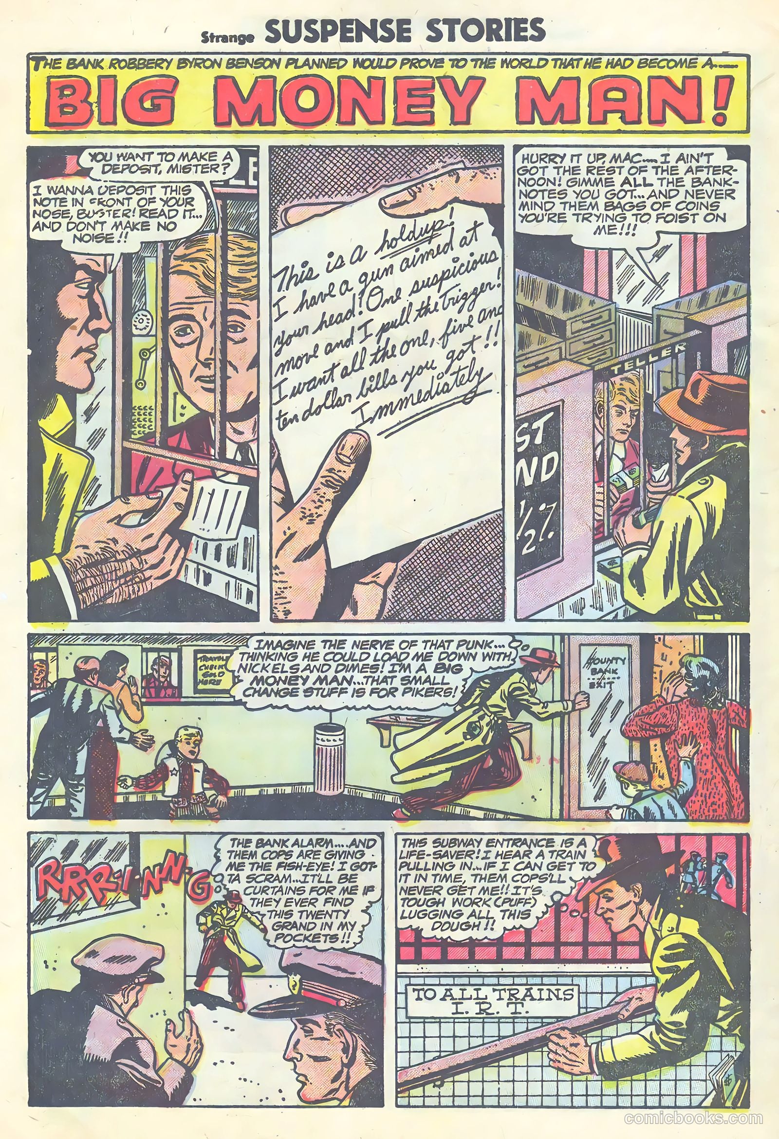 Strange Suspense Stories #16 (1954) — page 32 of 36