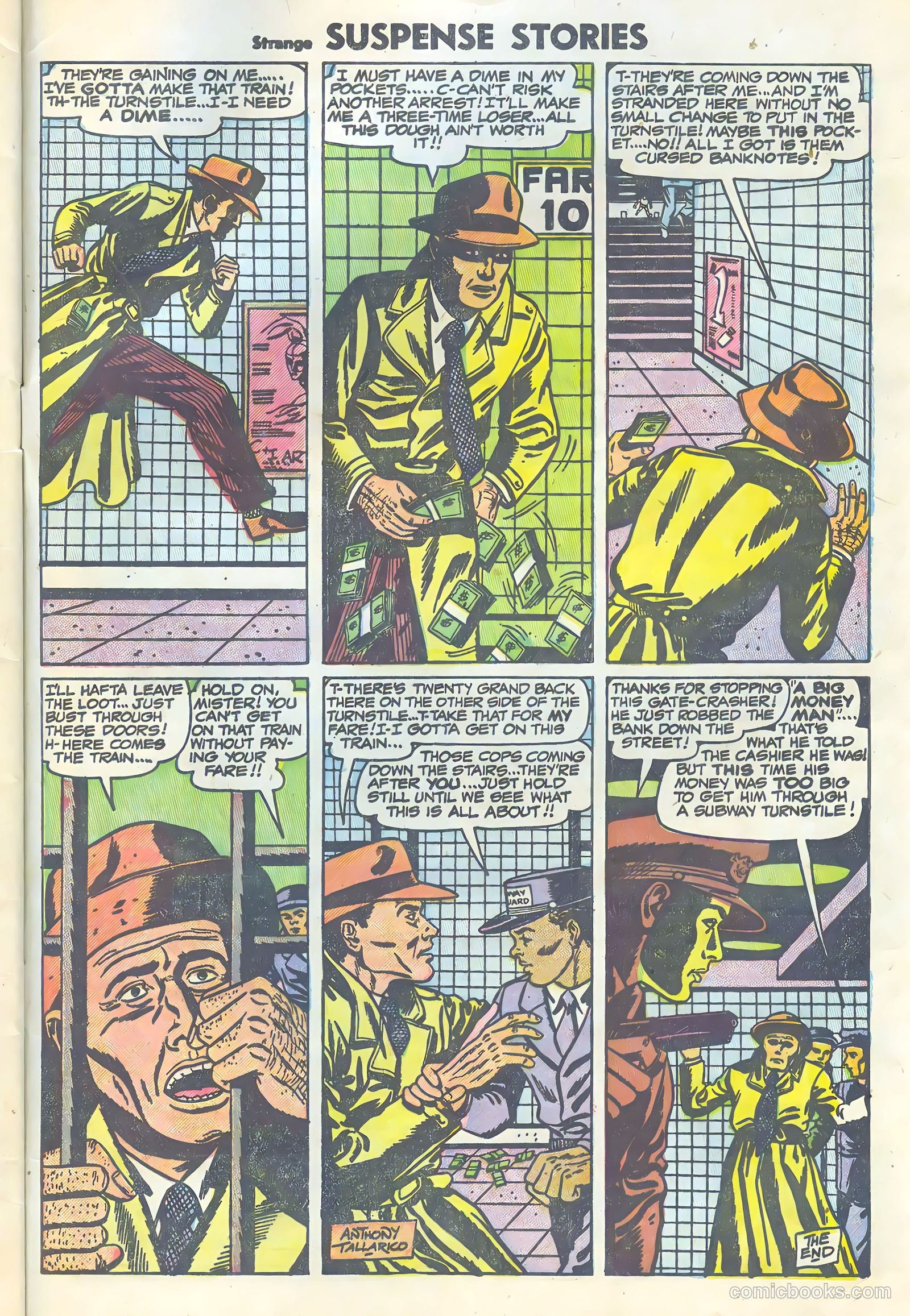 Strange Suspense Stories #16 (1954) — page 33 of 36