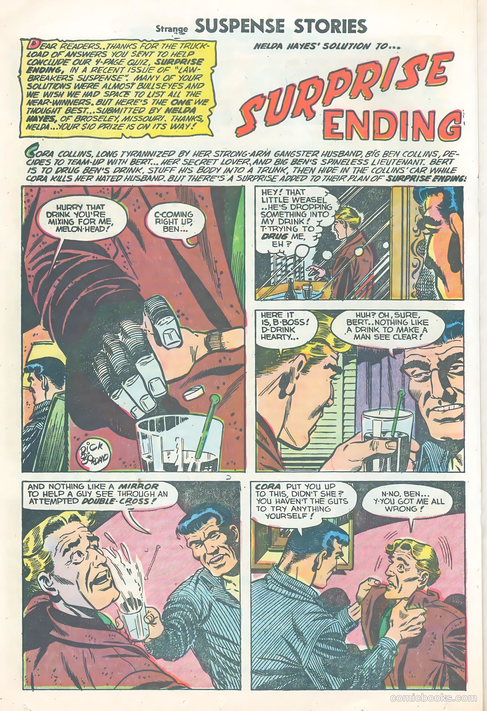 Strange Suspense Stories #17 (1954) — page 20 of 36
