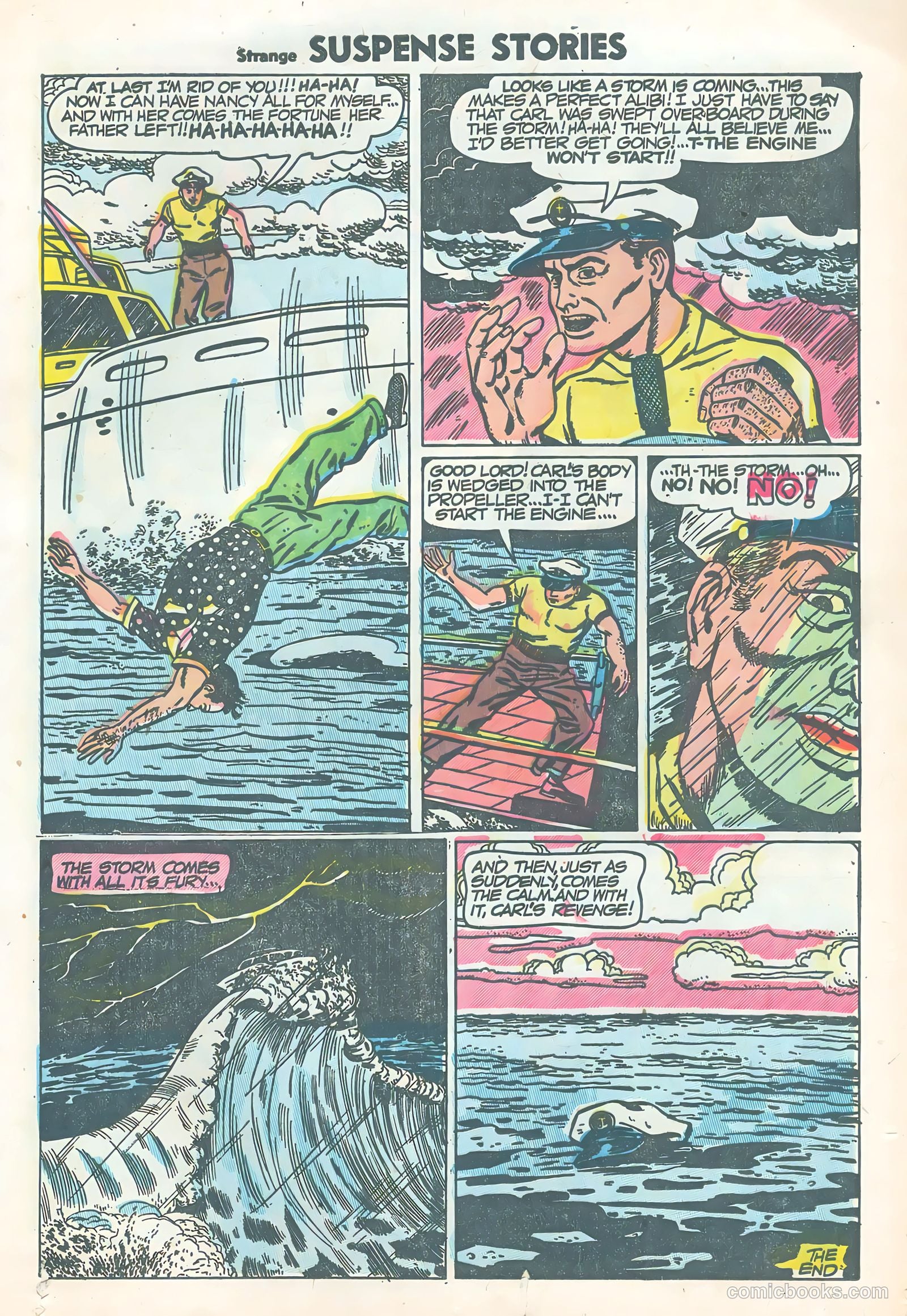 Strange Suspense Stories #17 (1954) — page 25 of 36