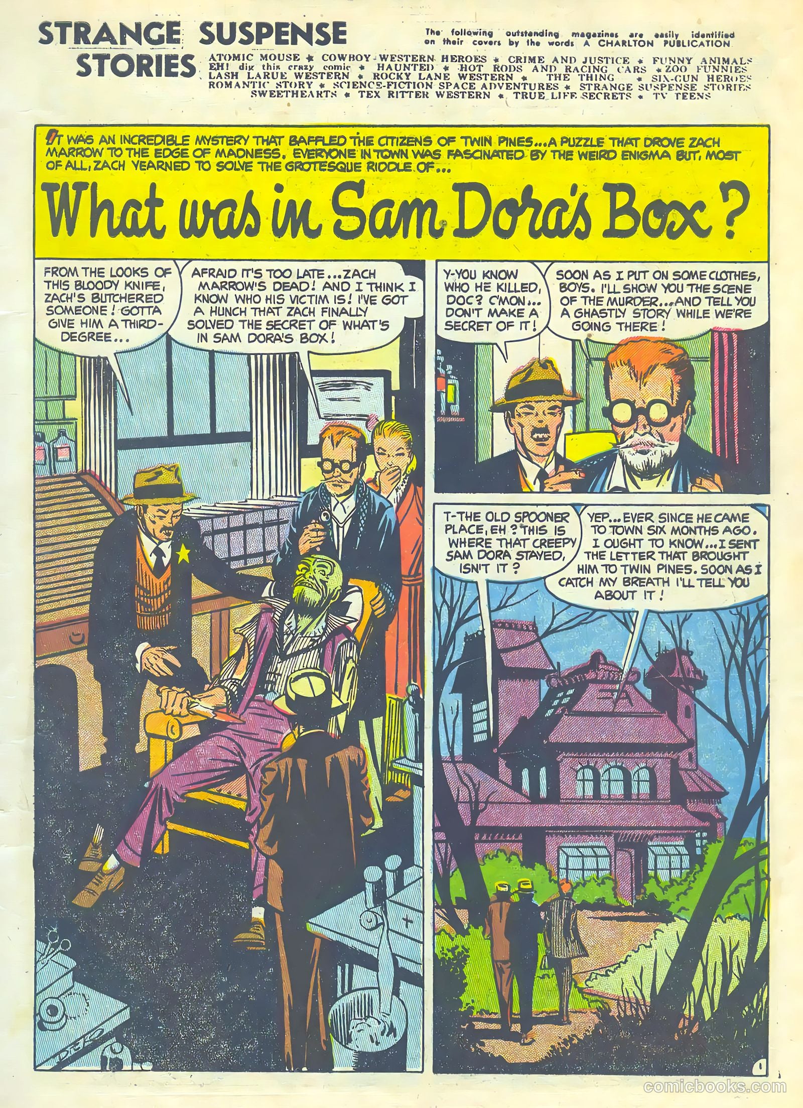 Strange Suspense Stories #18 (1954) — page 3 of 36