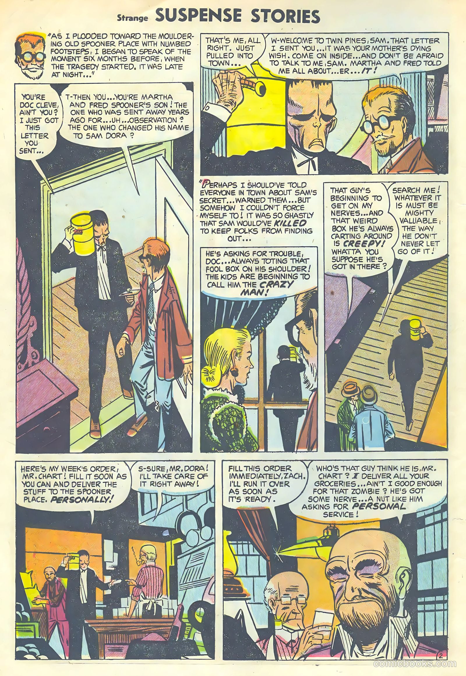 Strange Suspense Stories #18 (1954) — page 4 of 36