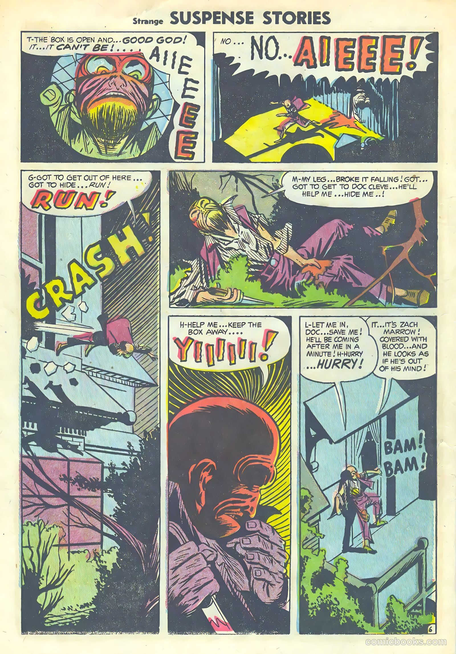 Strange Suspense Stories #18 (1954) — page 8 of 36