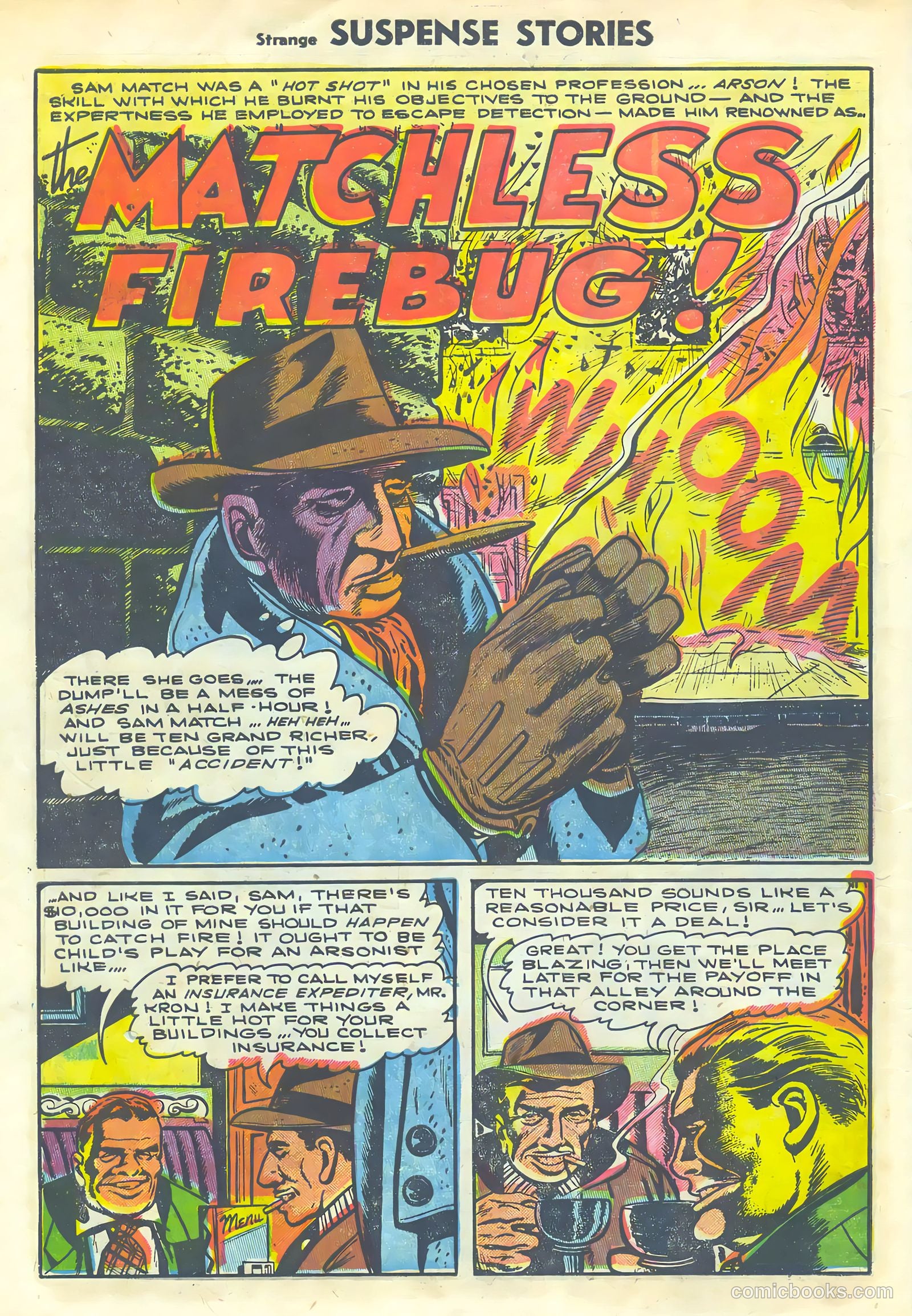 Strange Suspense Stories #18 (1954) — page 10 of 36
