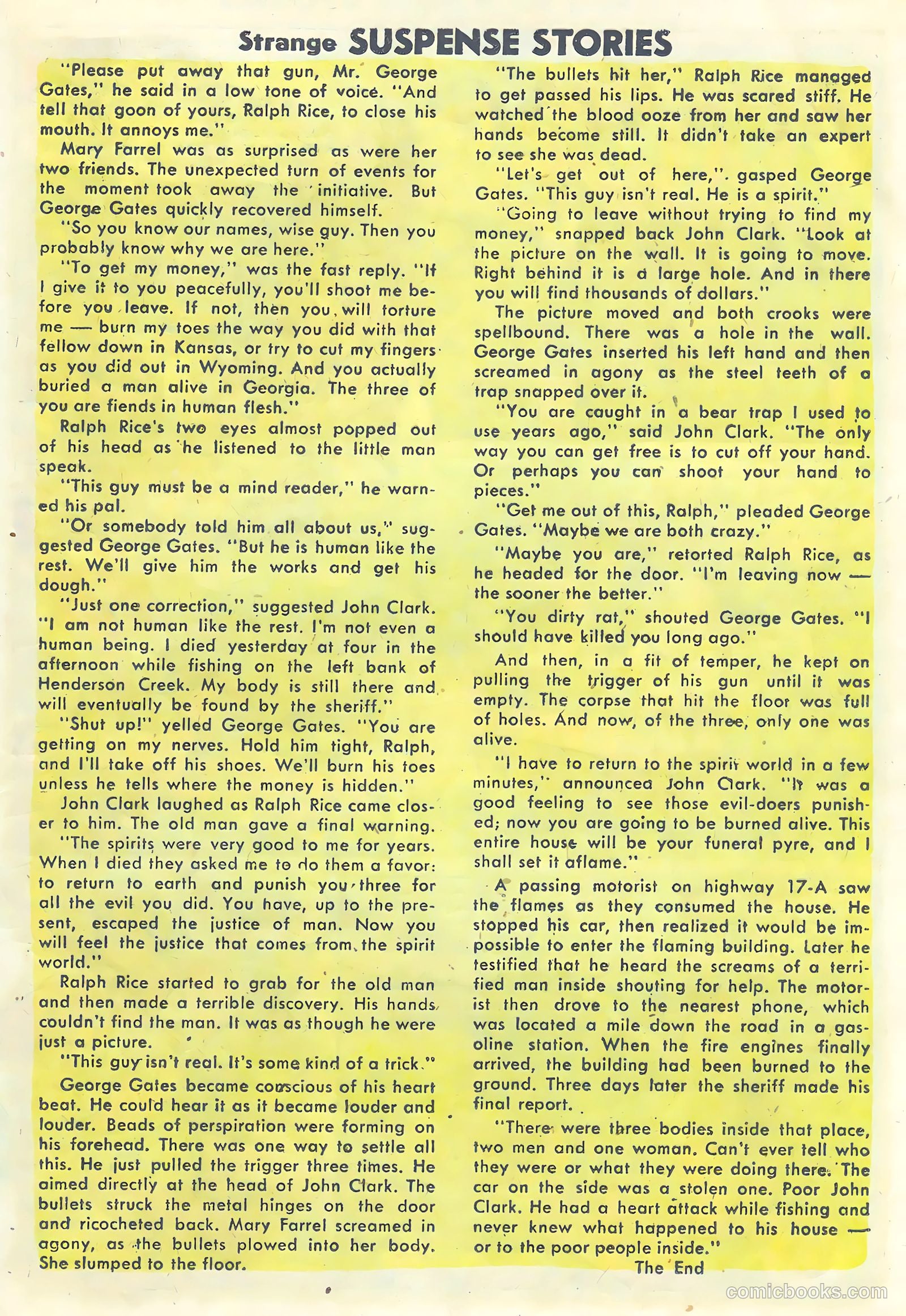 Strange Suspense Stories #18 (1954) — page 21 of 36