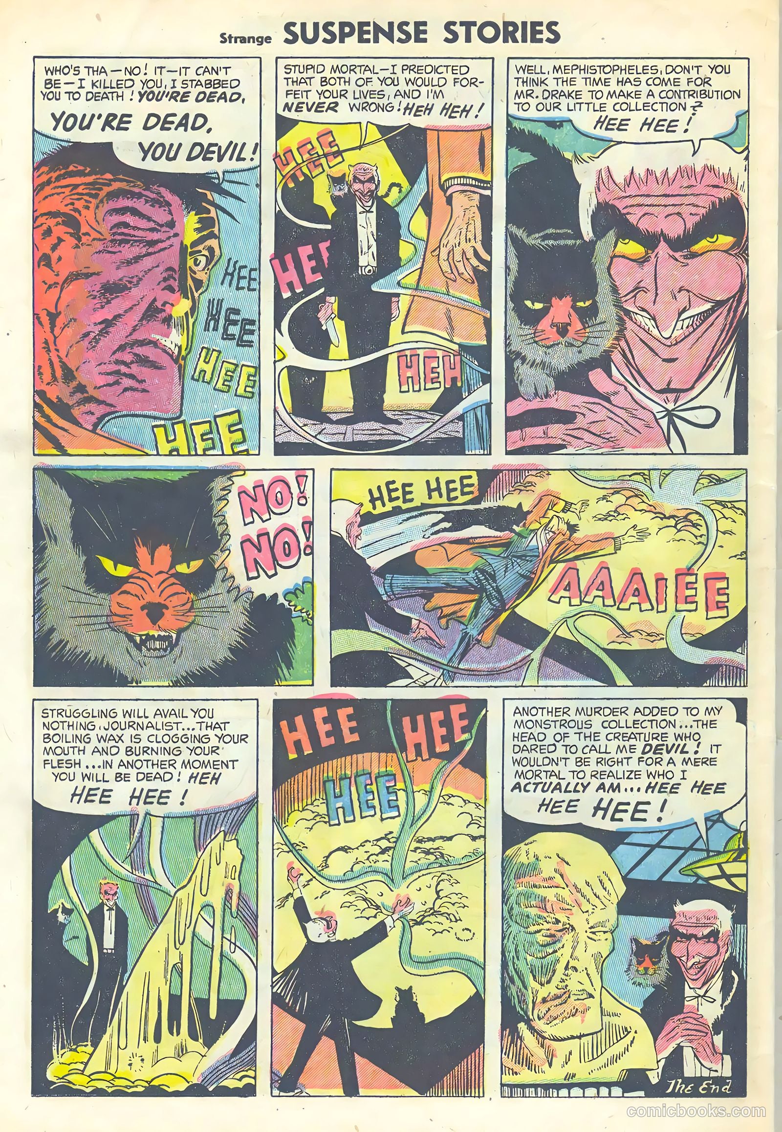 Strange Suspense Stories #18 (1954) — page 32 of 36