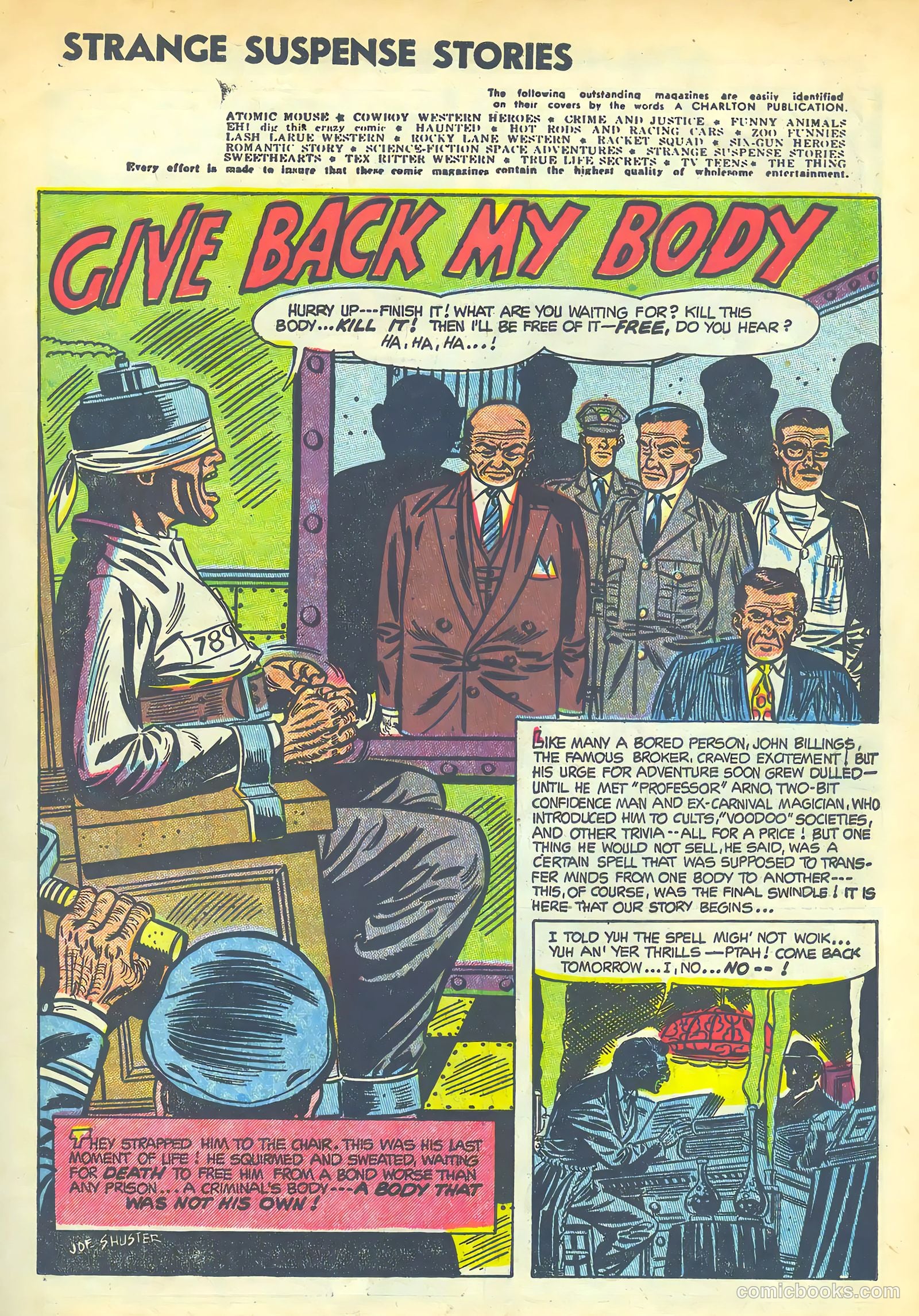 Strange Suspense Stories #19 (1954) — page 3 of 36