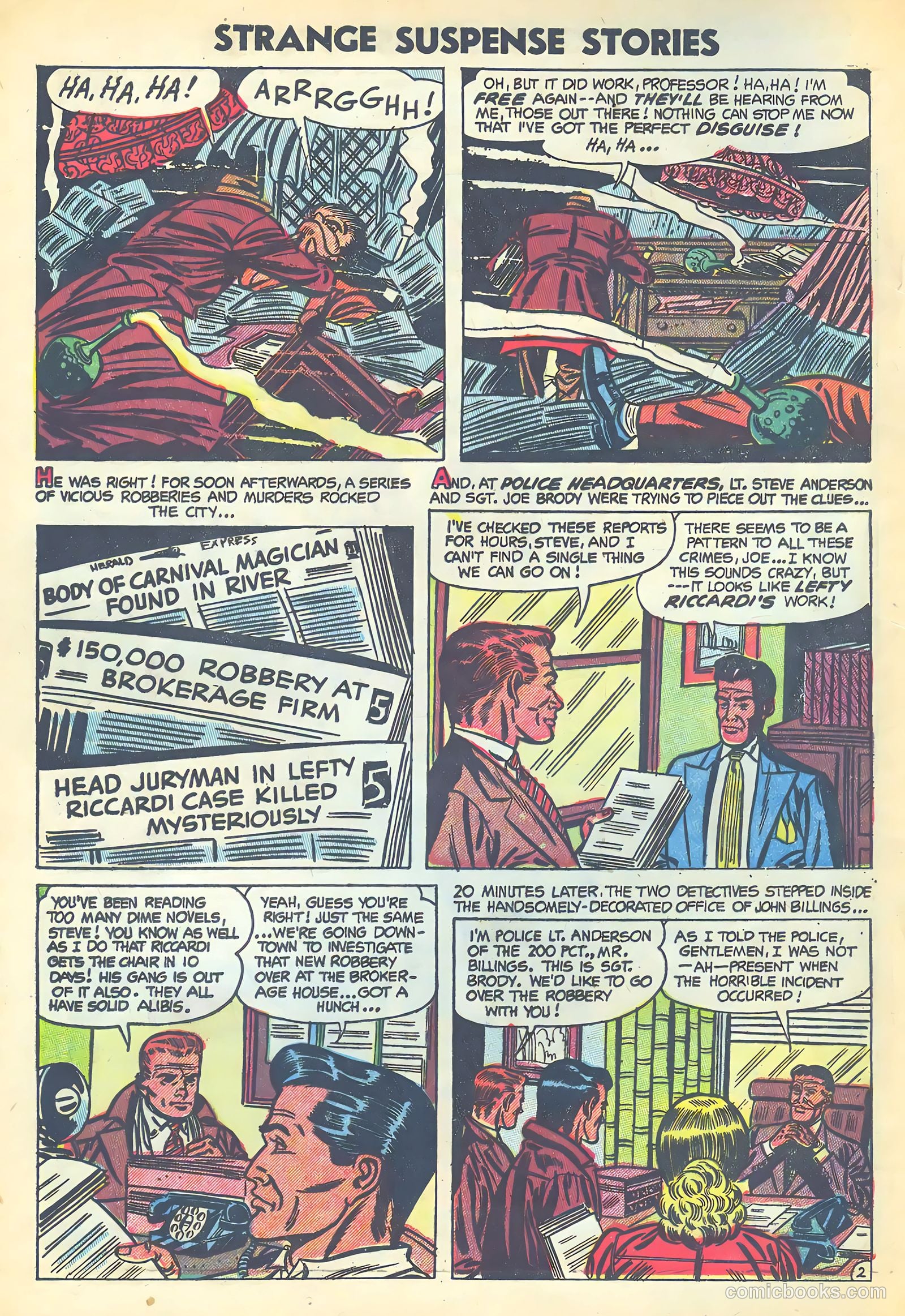 Strange Suspense Stories #19 (1954) — page 4 of 36
