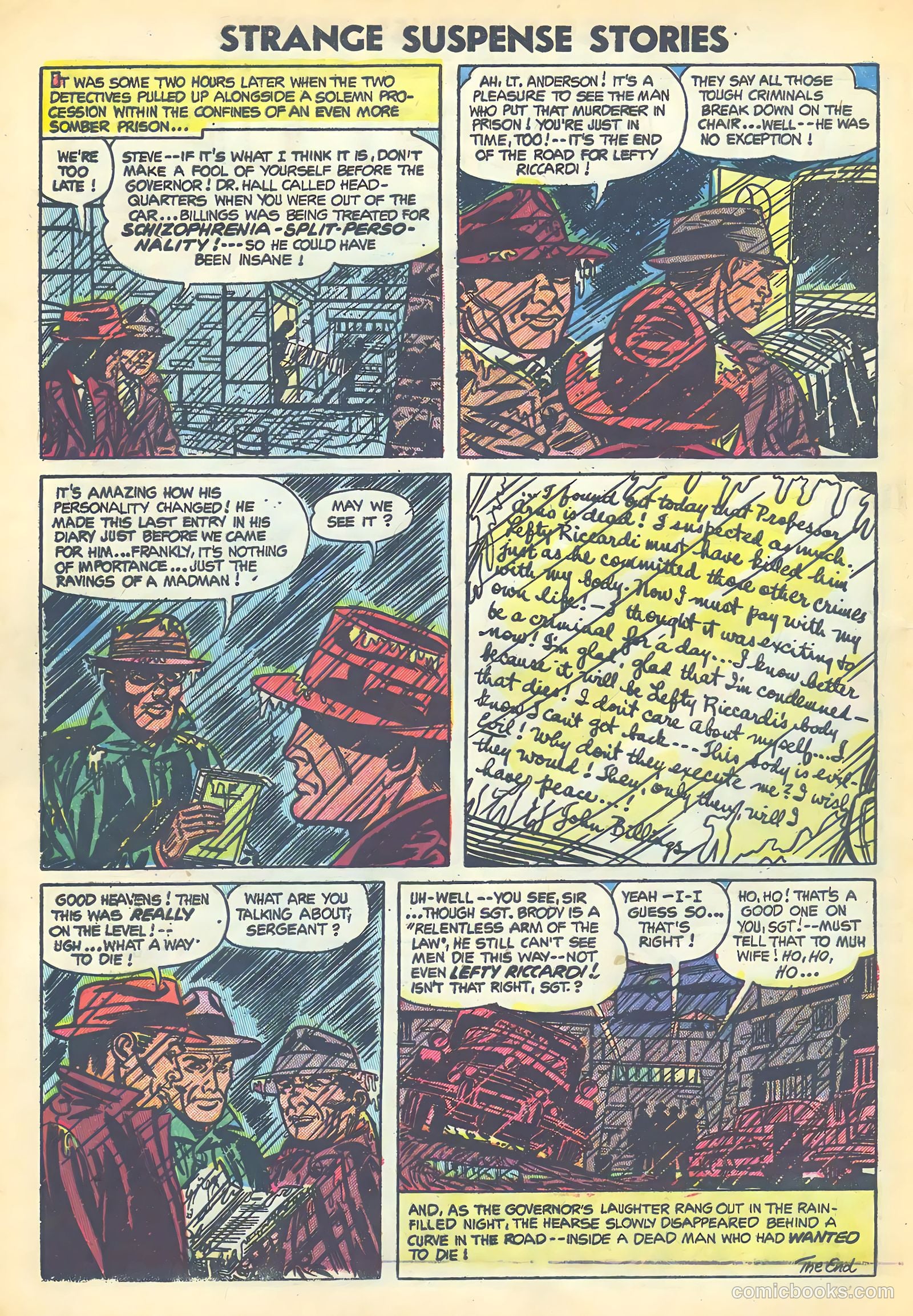 Strange Suspense Stories #19 (1954) — page 8 of 36