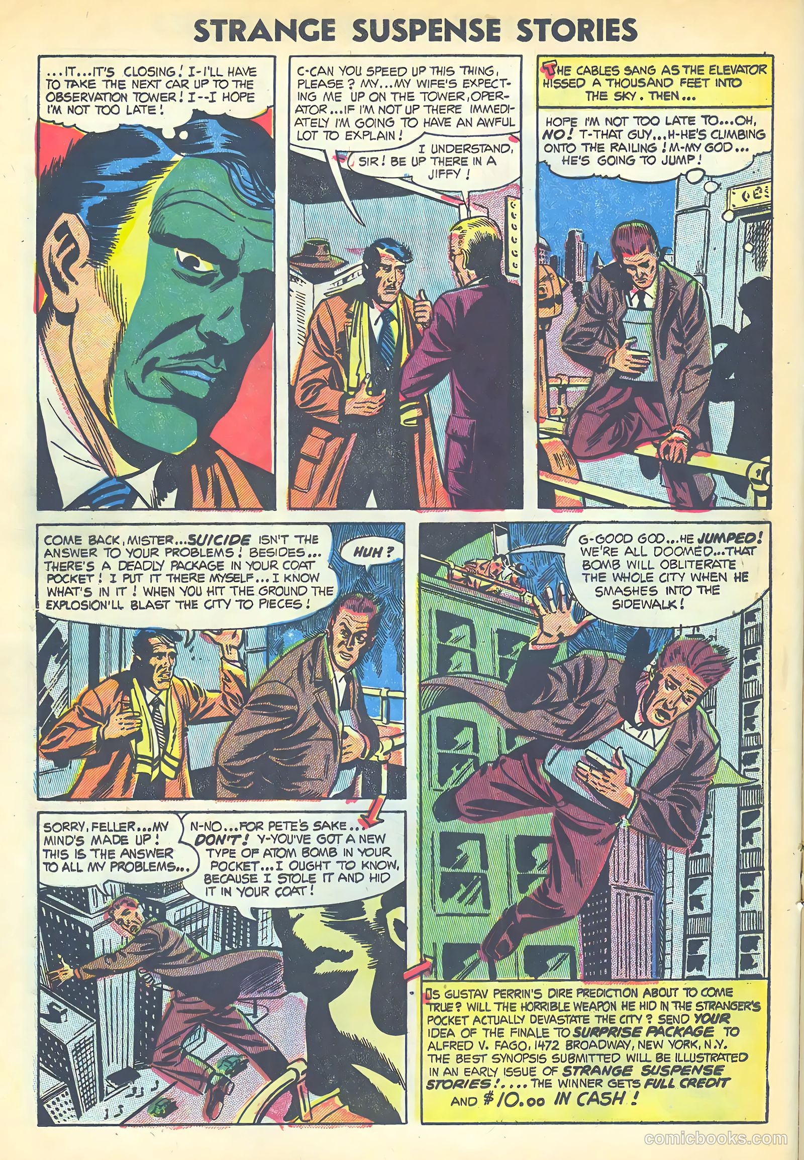Strange Suspense Stories #19 (1954) — page 16 of 36
