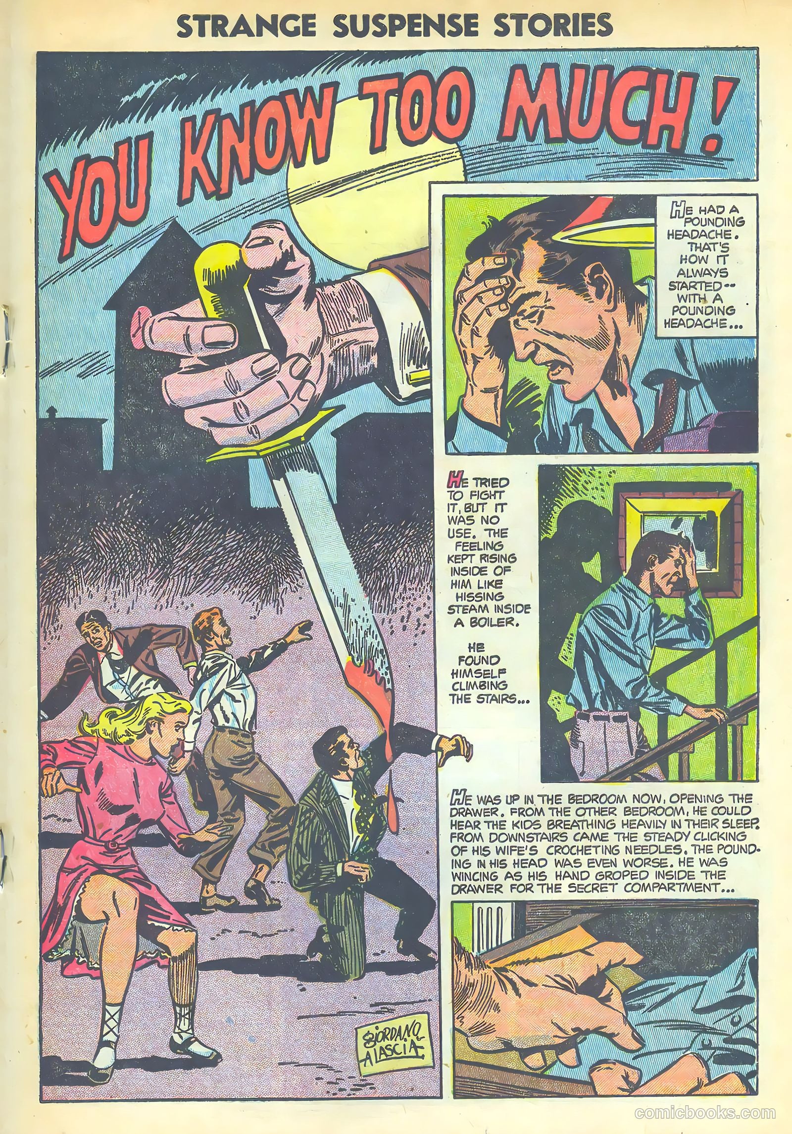 Strange Suspense Stories #19 (1954) — page 19 of 36