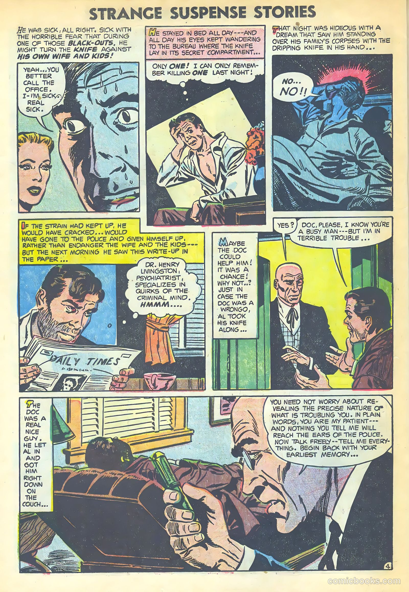 Strange Suspense Stories #19 (1954) — page 22 of 36