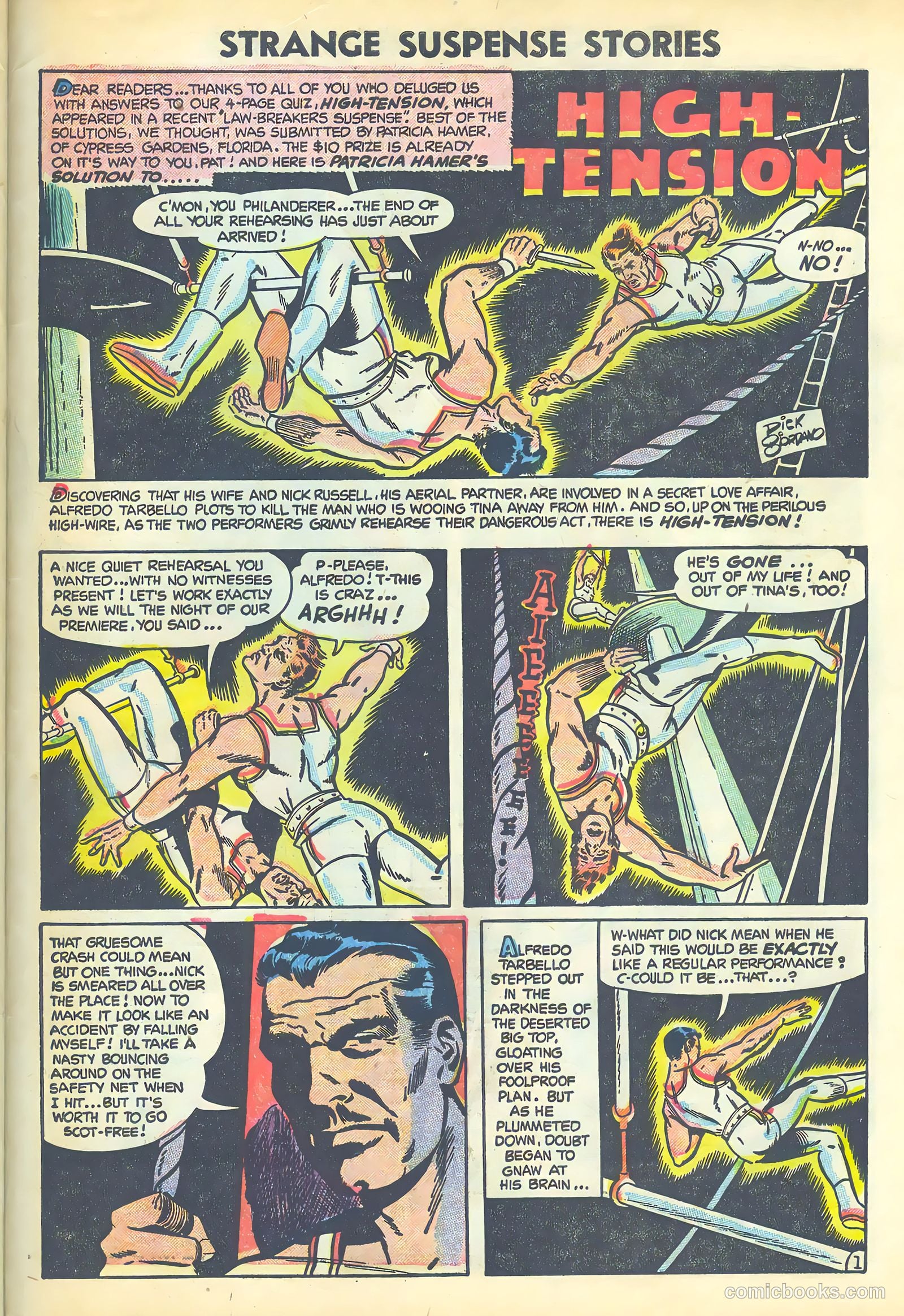 Strange Suspense Stories #19 (1954) — page 31 of 36
