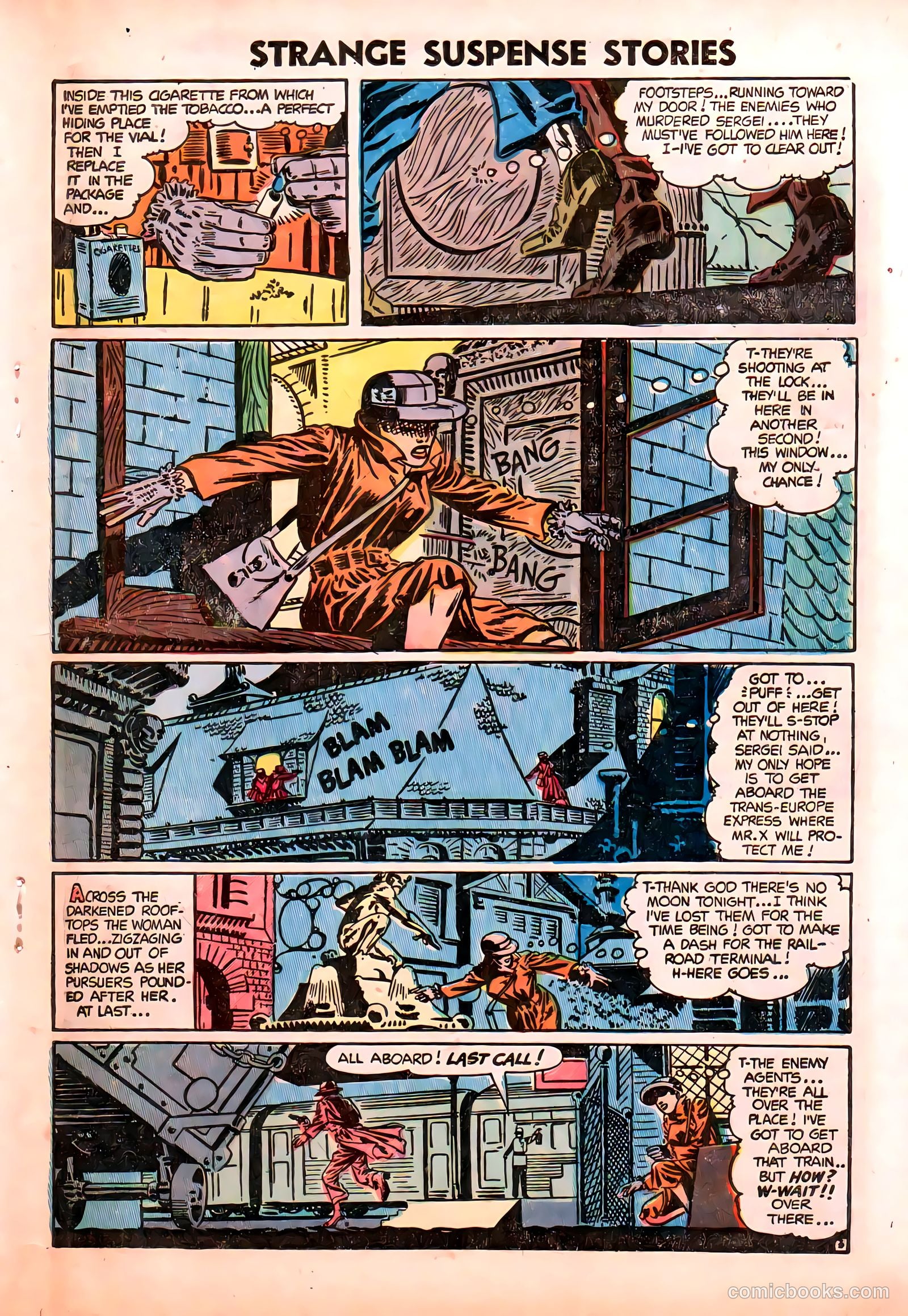 Strange Suspense Stories #20 (1954) — page 5 of 36