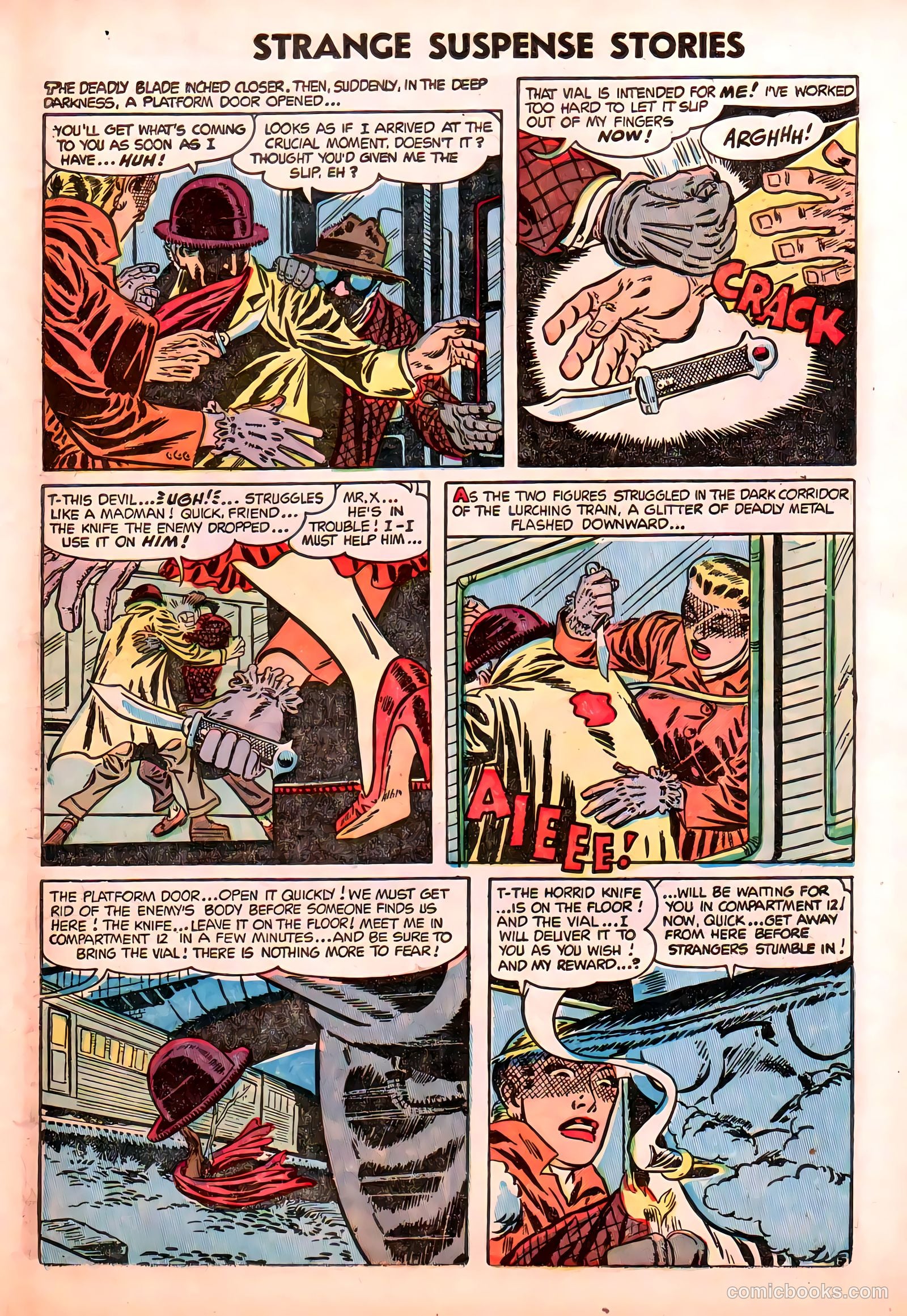 Strange Suspense Stories #20 (1954) — page 7 of 36