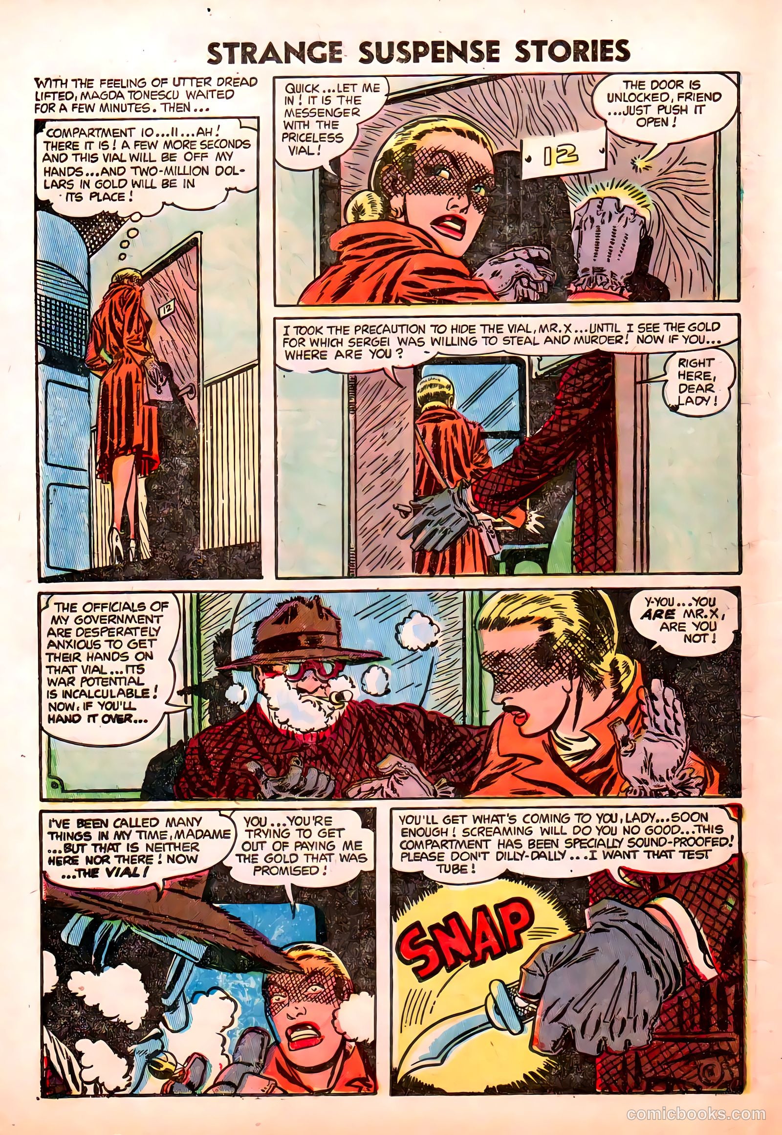 Strange Suspense Stories #20 (1954) — page 8 of 36