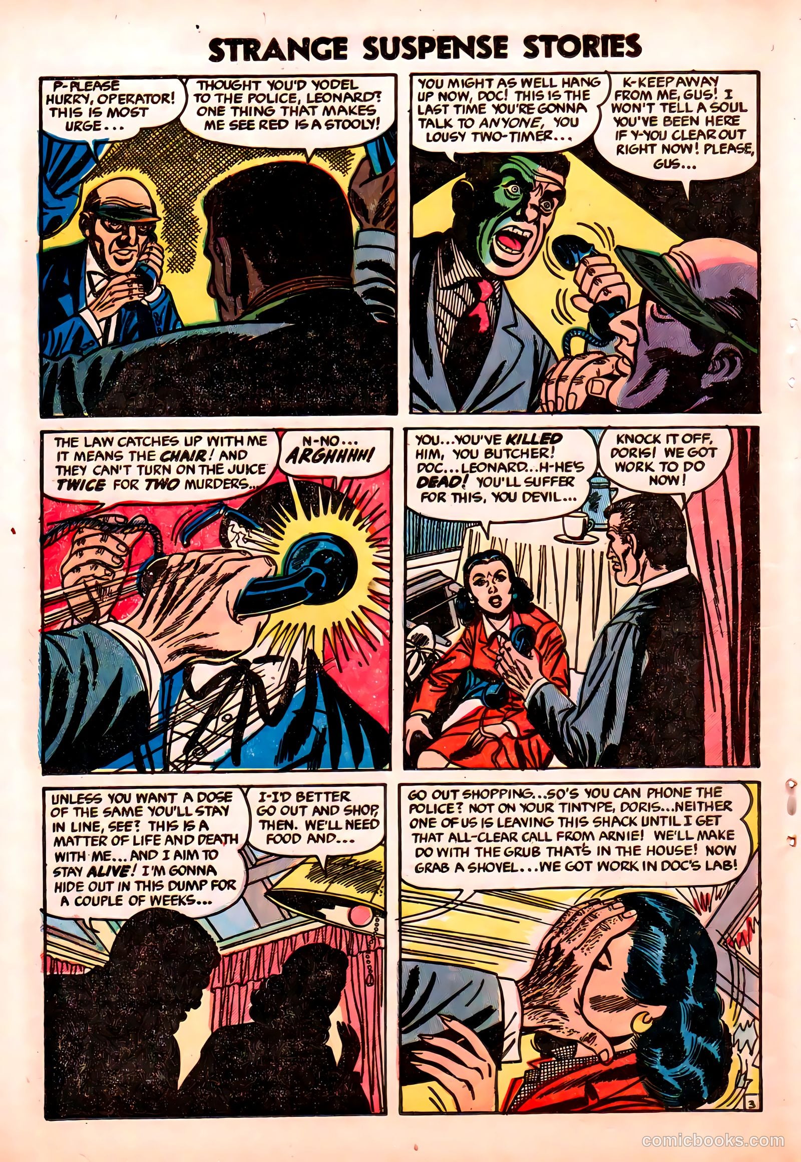Strange Suspense Stories #20 (1954) — page 12 of 36