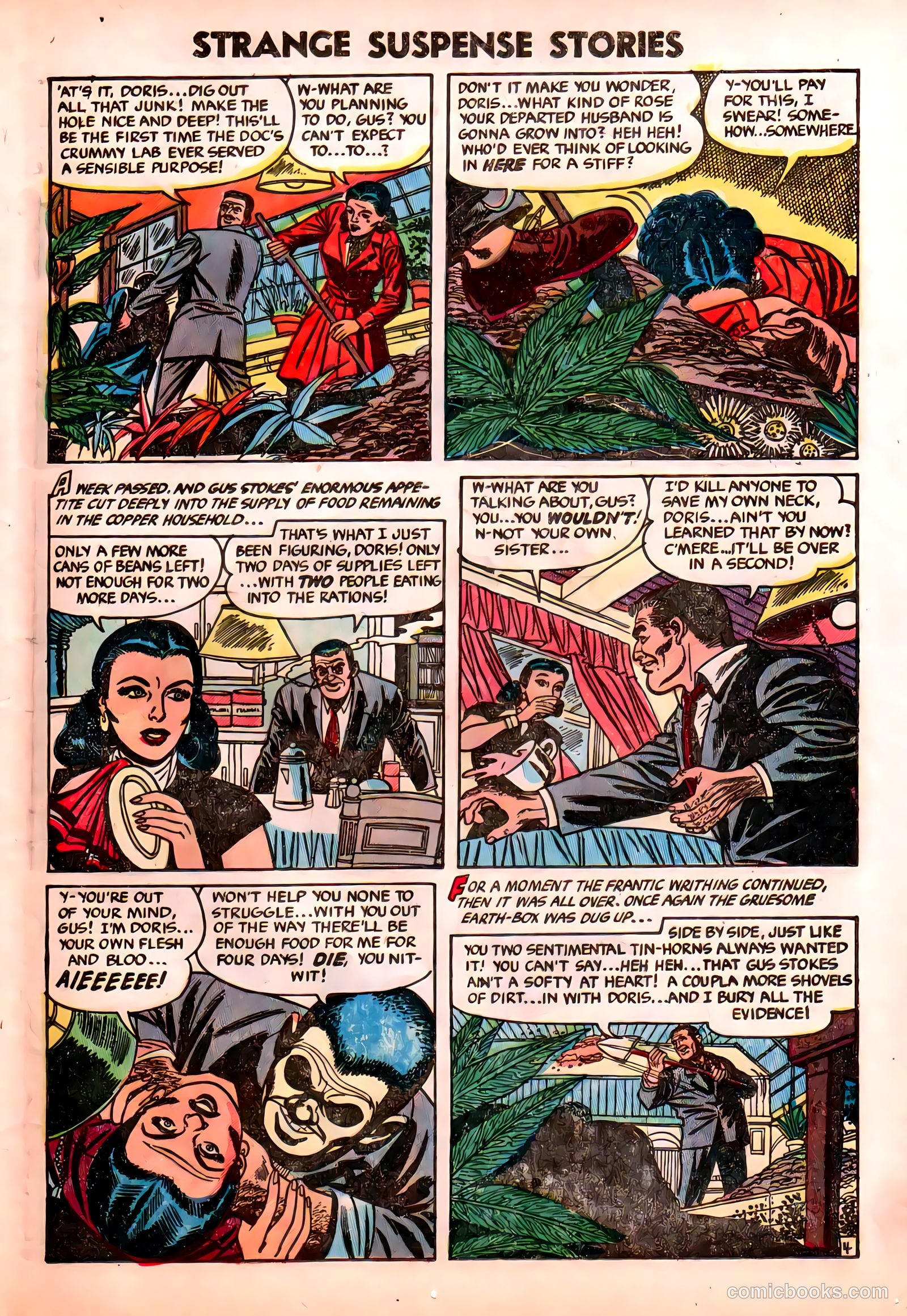 Strange Suspense Stories #20 (1954) — page 13 of 36