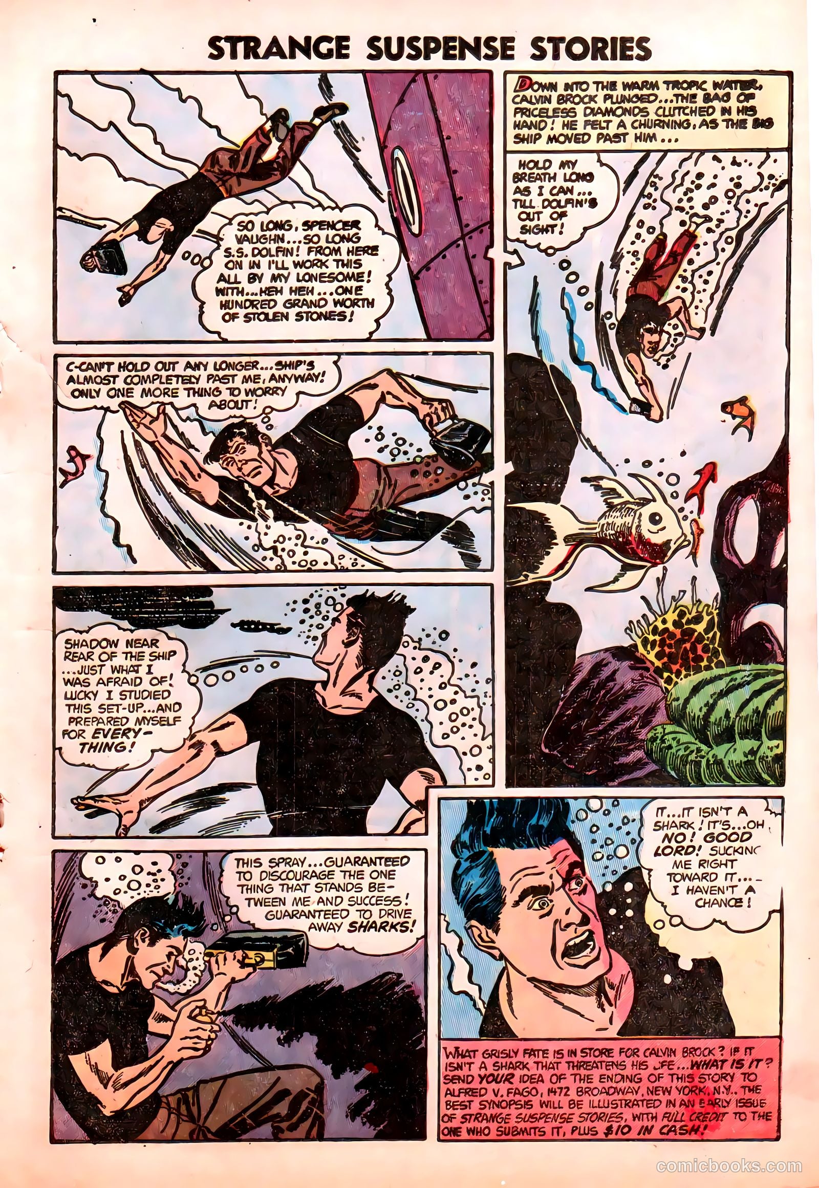 Strange Suspense Stories #20 (1954) — page 21 of 36