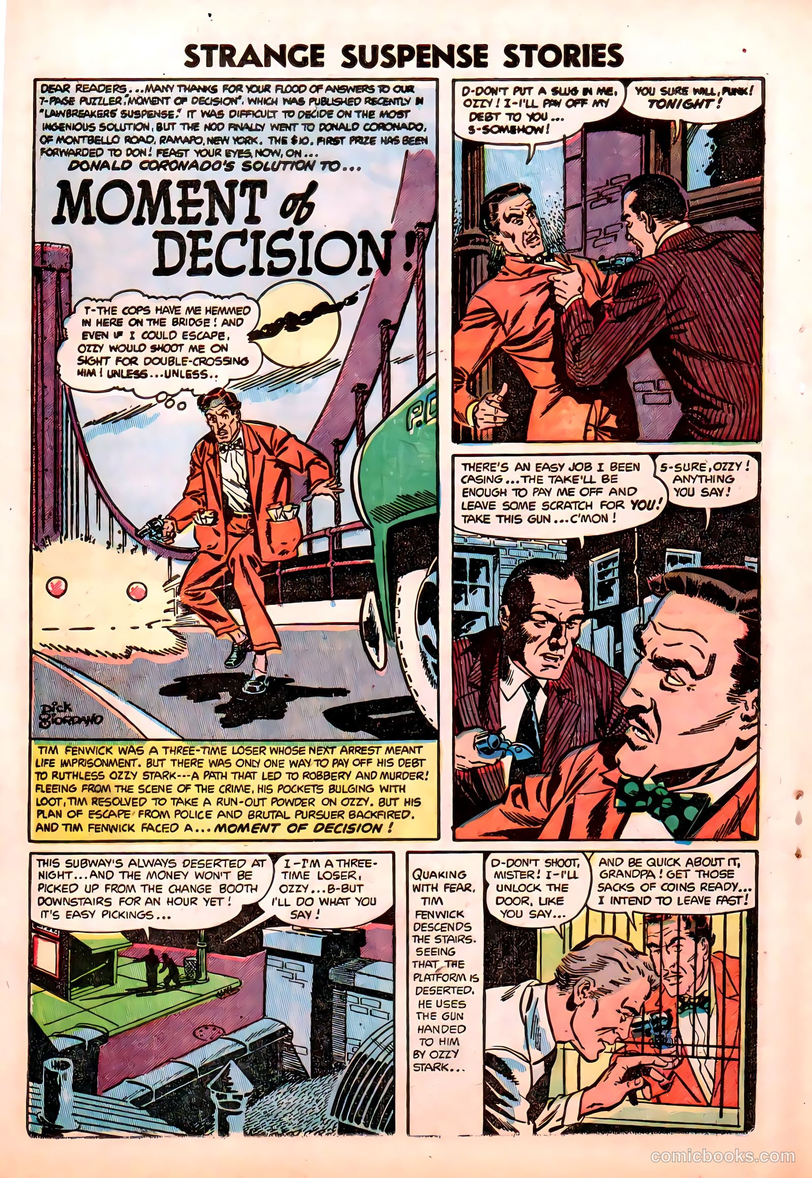Strange Suspense Stories #20 (1954) — page 30 of 36