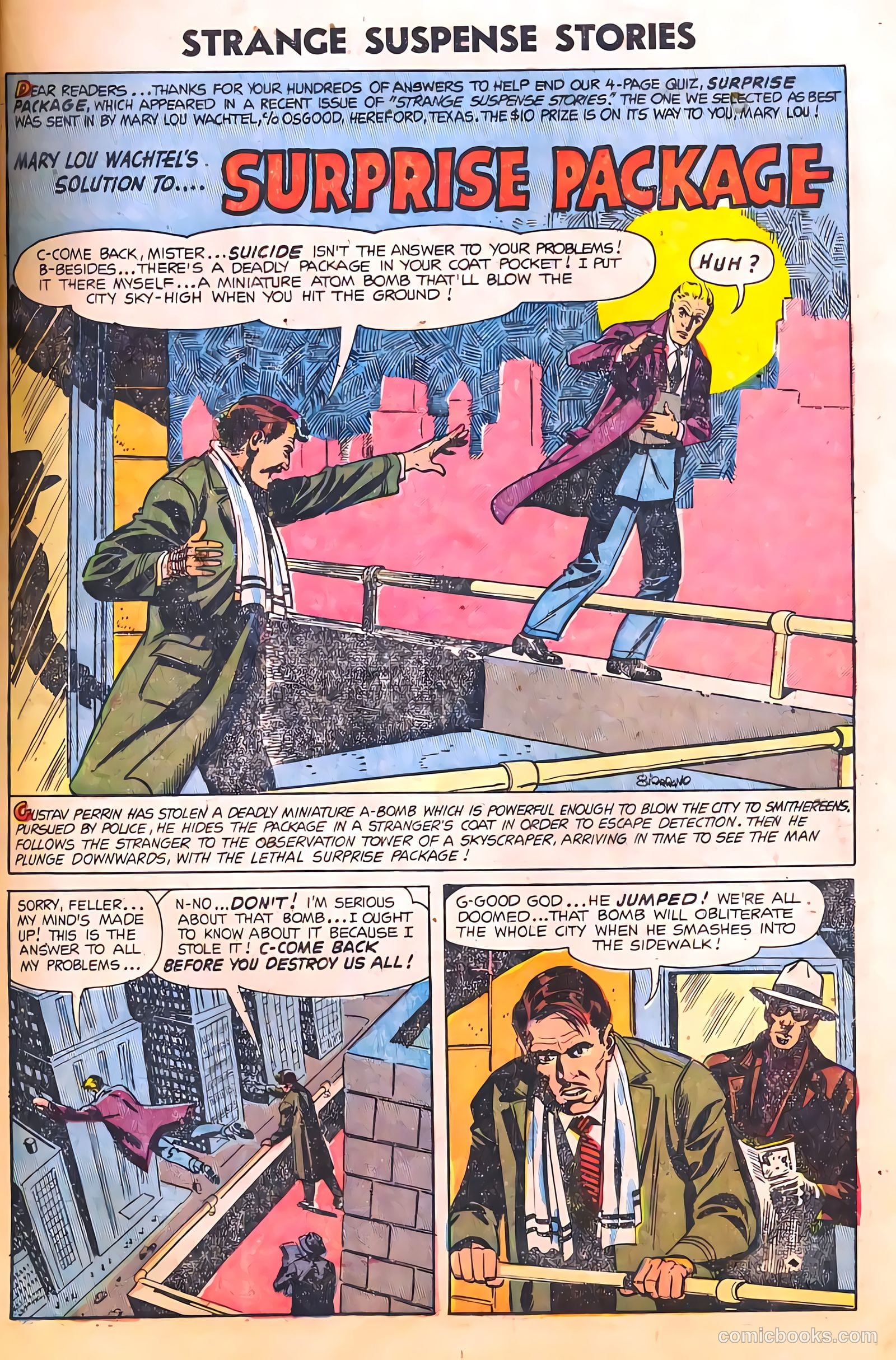 Strange Suspense Stories #21 (1954) — page 15 of 36