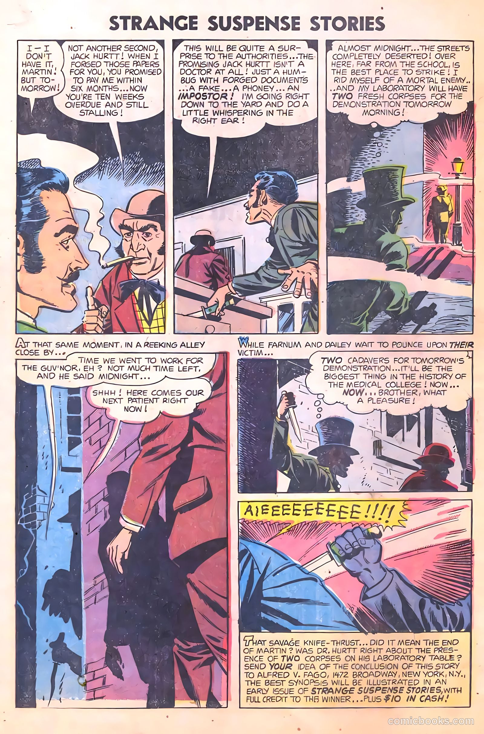Strange Suspense Stories #21 (1954) — page 32 of 36