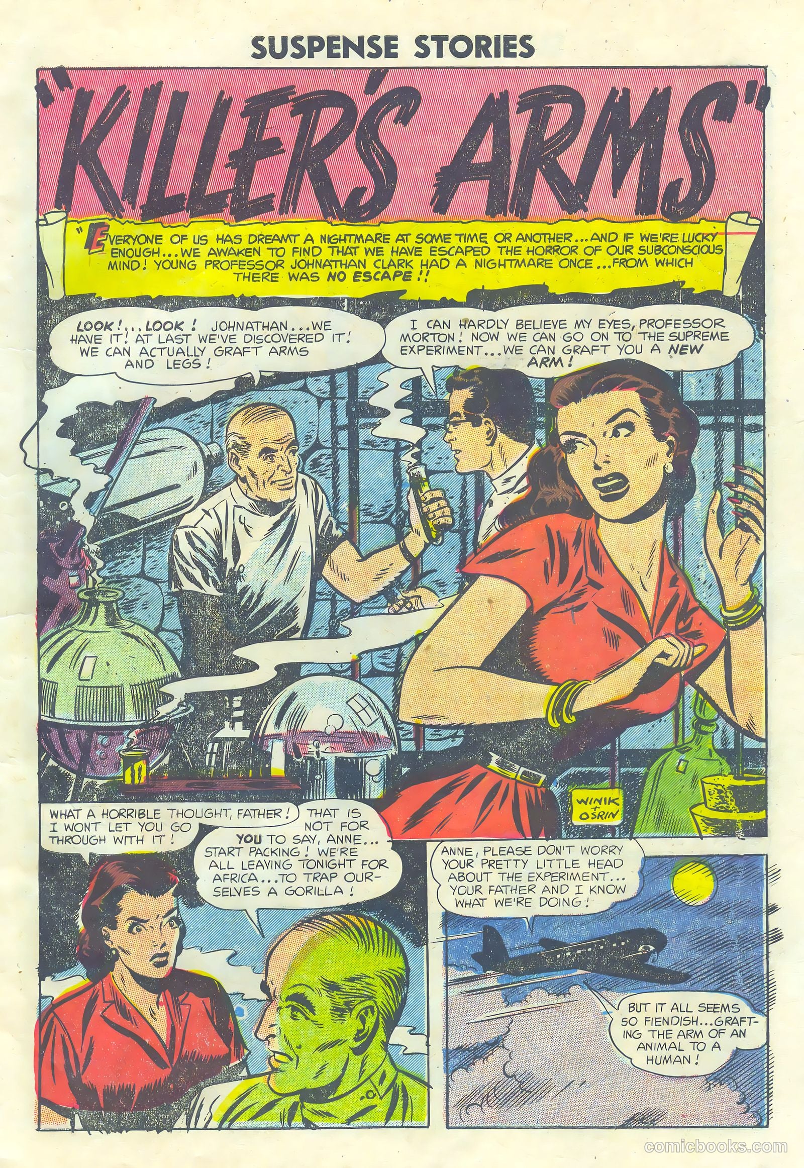 Strange Suspense Stories #22 (1954) — page 3 of 36