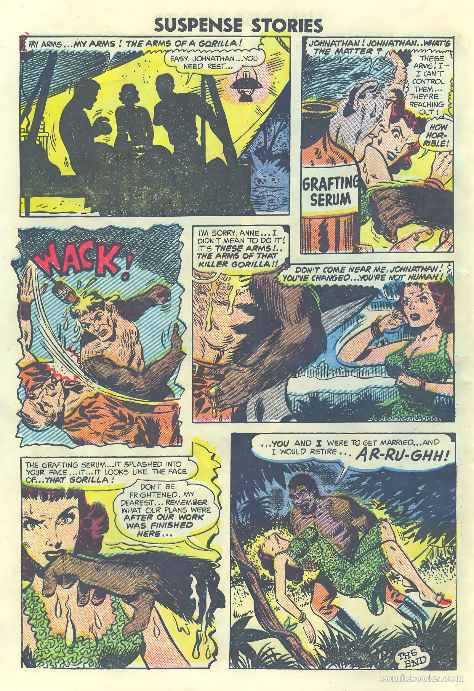 Strange Suspense Stories #22 (1954) — page 8 of 36