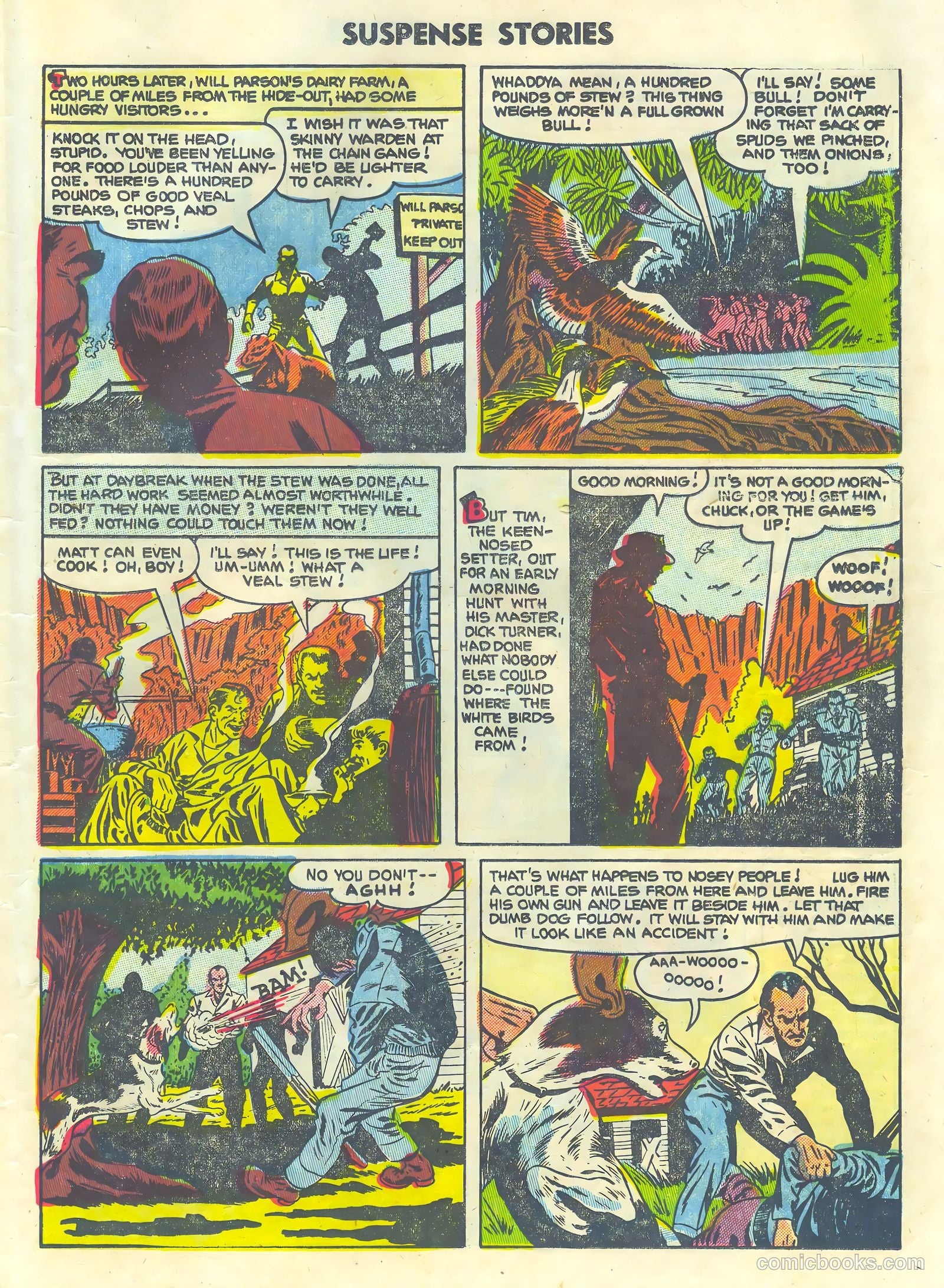 Strange Suspense Stories #22 (1954) — page 23 of 36