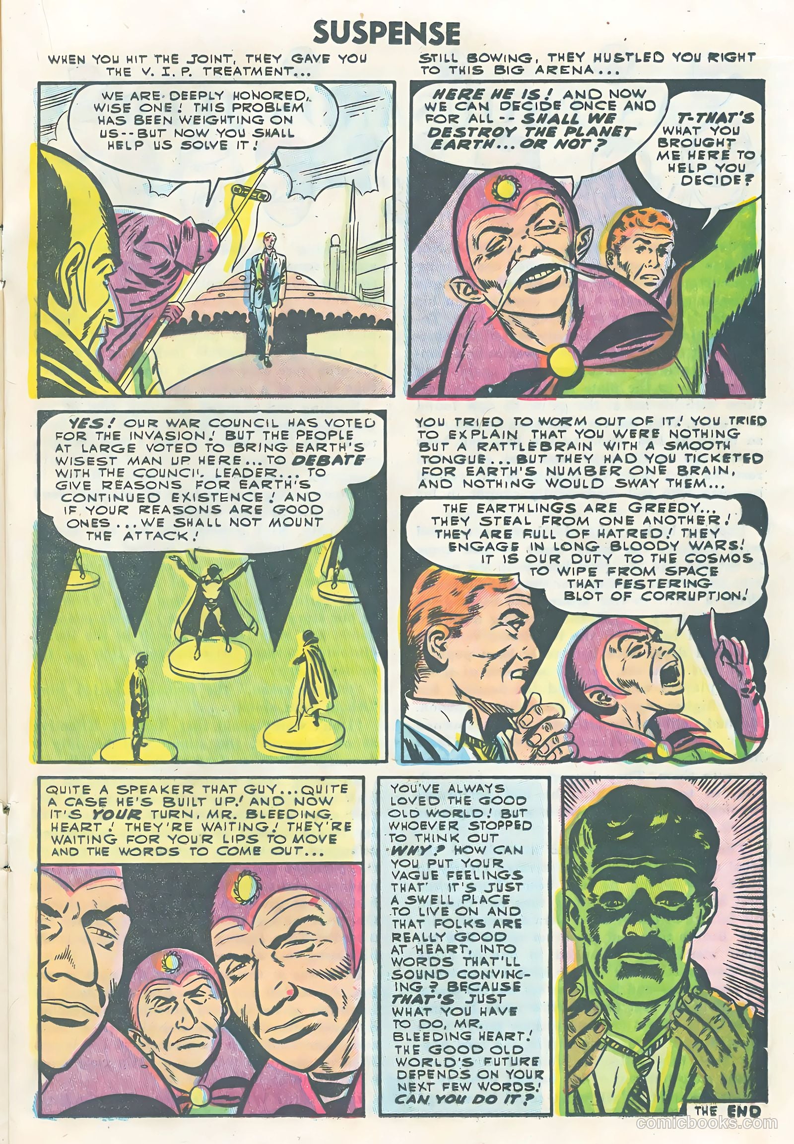 Strange Suspense Stories #27 (1955) — page 17 of 36