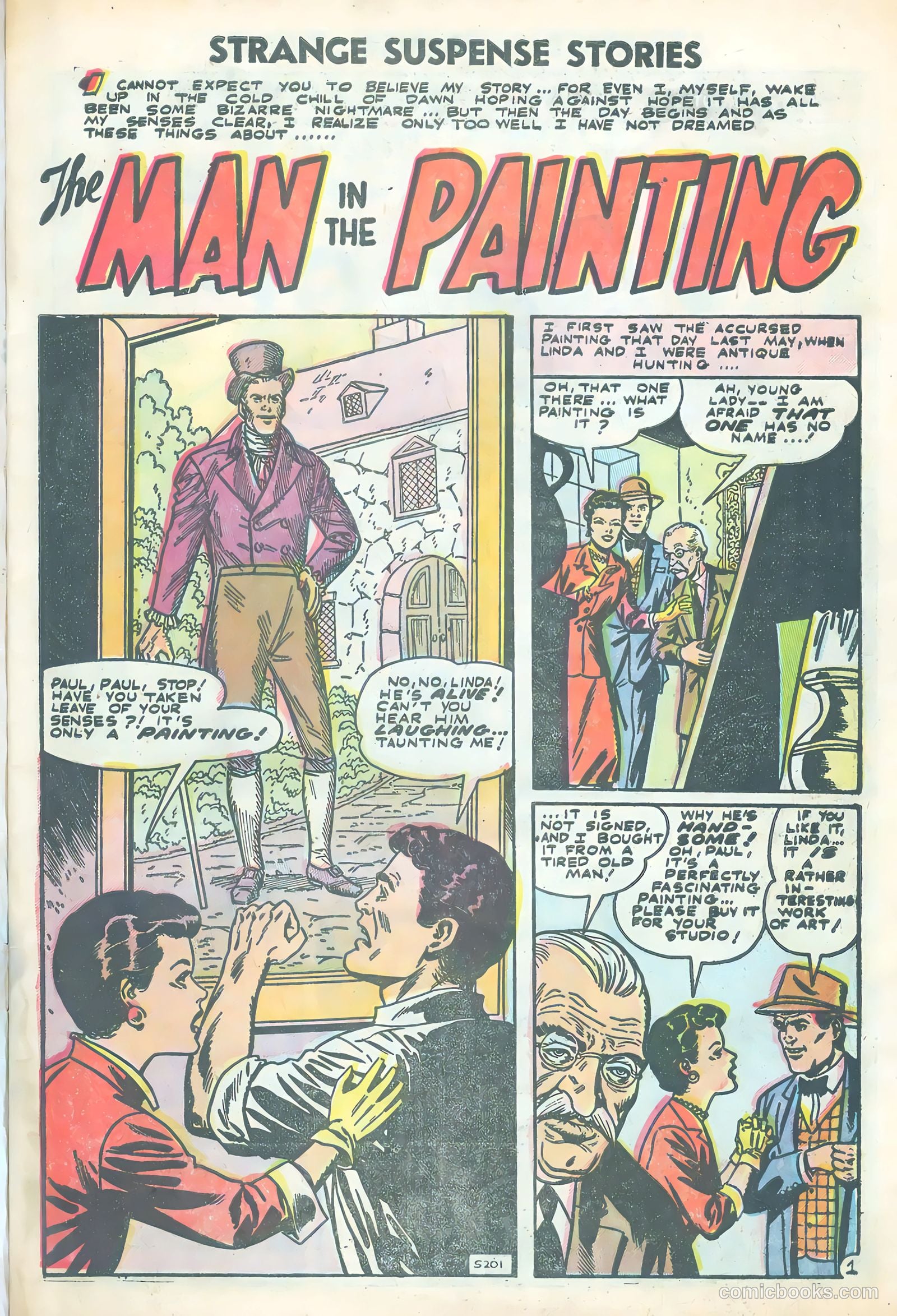 Strange Suspense Stories #28 (1956) — page 3 of 36