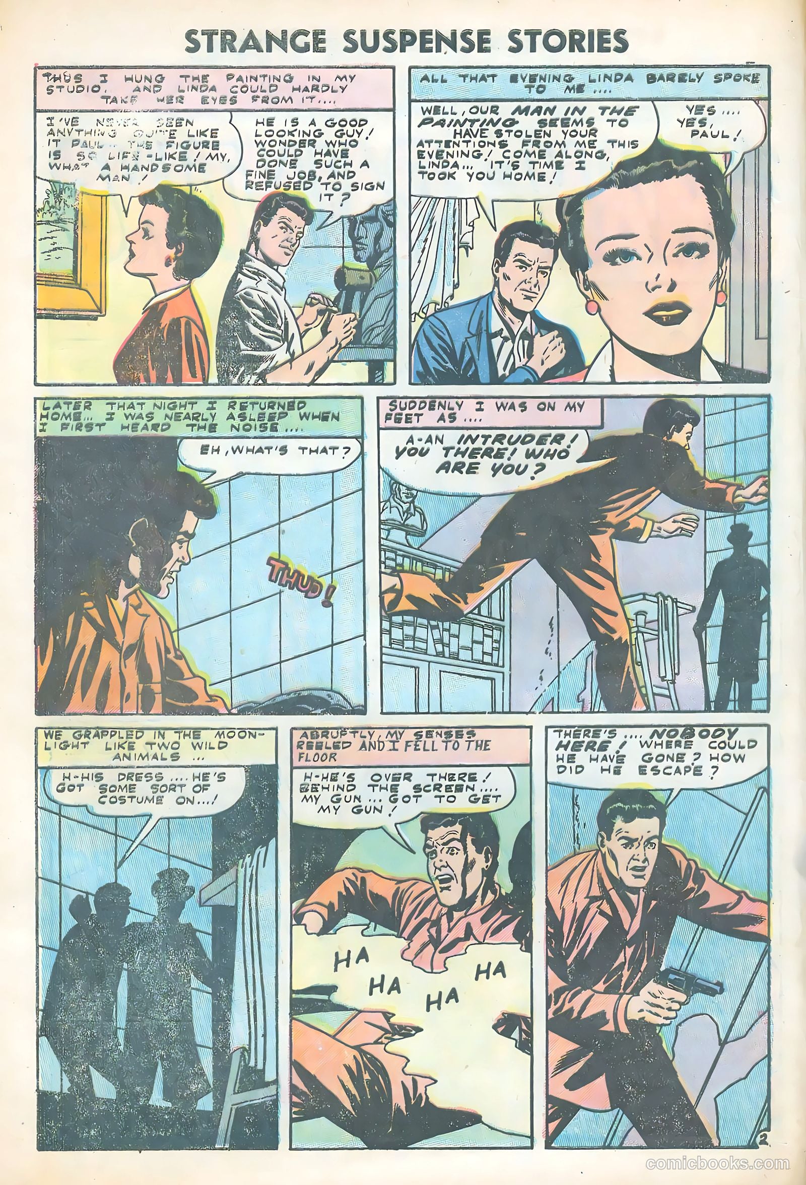 Strange Suspense Stories #28 (1956) — page 4 of 36