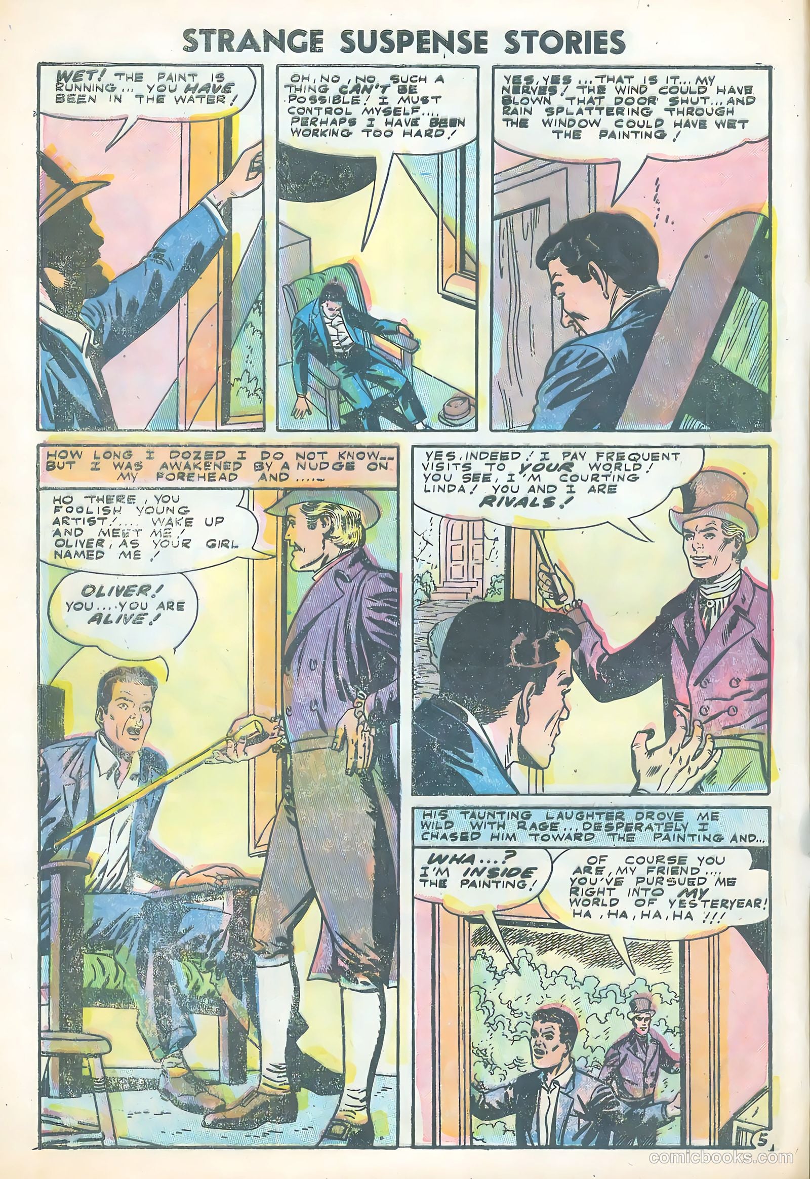 Strange Suspense Stories #28 (1956) — page 8 of 36